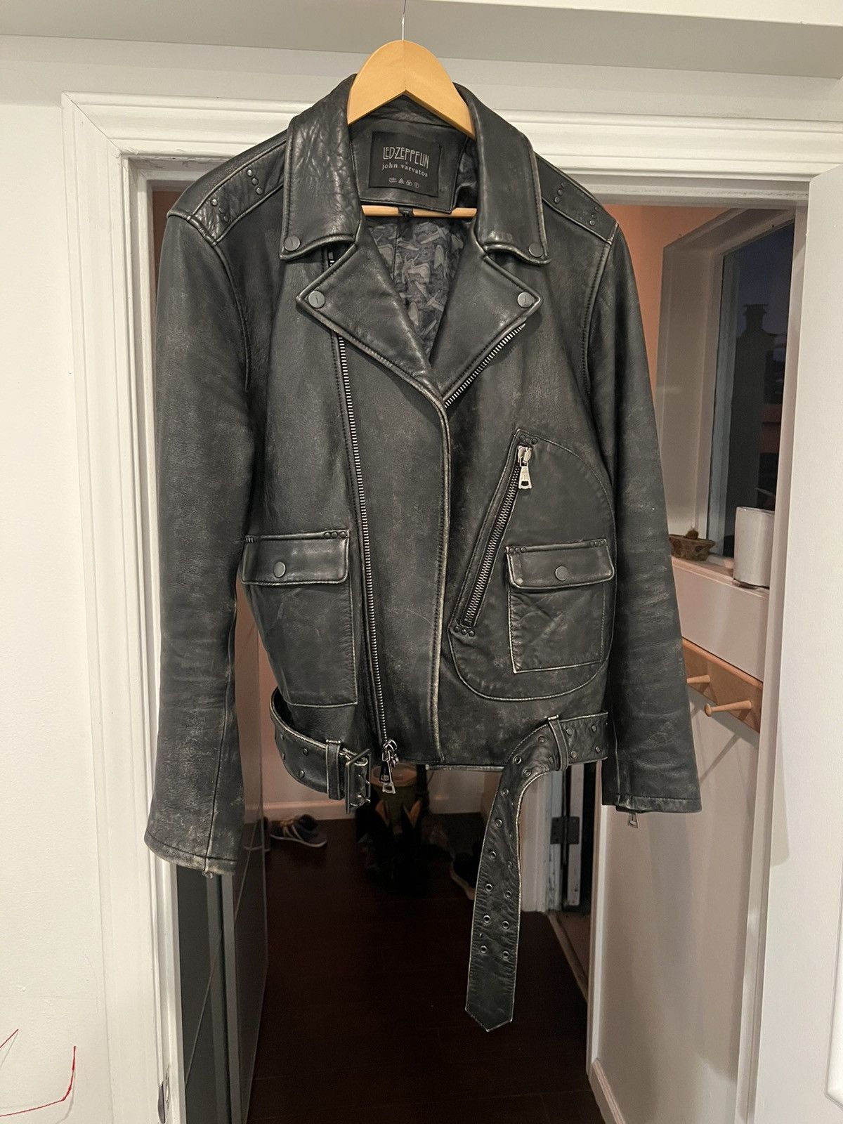 John Varvatos John Varvatos Led Zeppelin Collection Leather Jacket EU48 Size US M / EU 48-50 / 2 - 1 Thumbnail