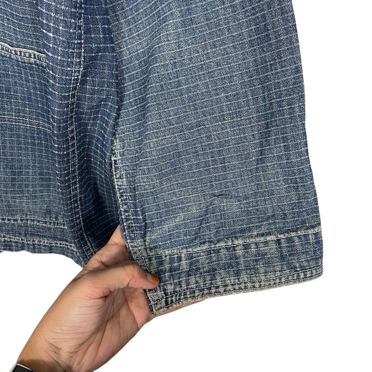Japanese Brand Japanese Brand Has Been Sashiko Denim Jacket Size US L / EU 52-54 / 3 - 13 Thumbnail