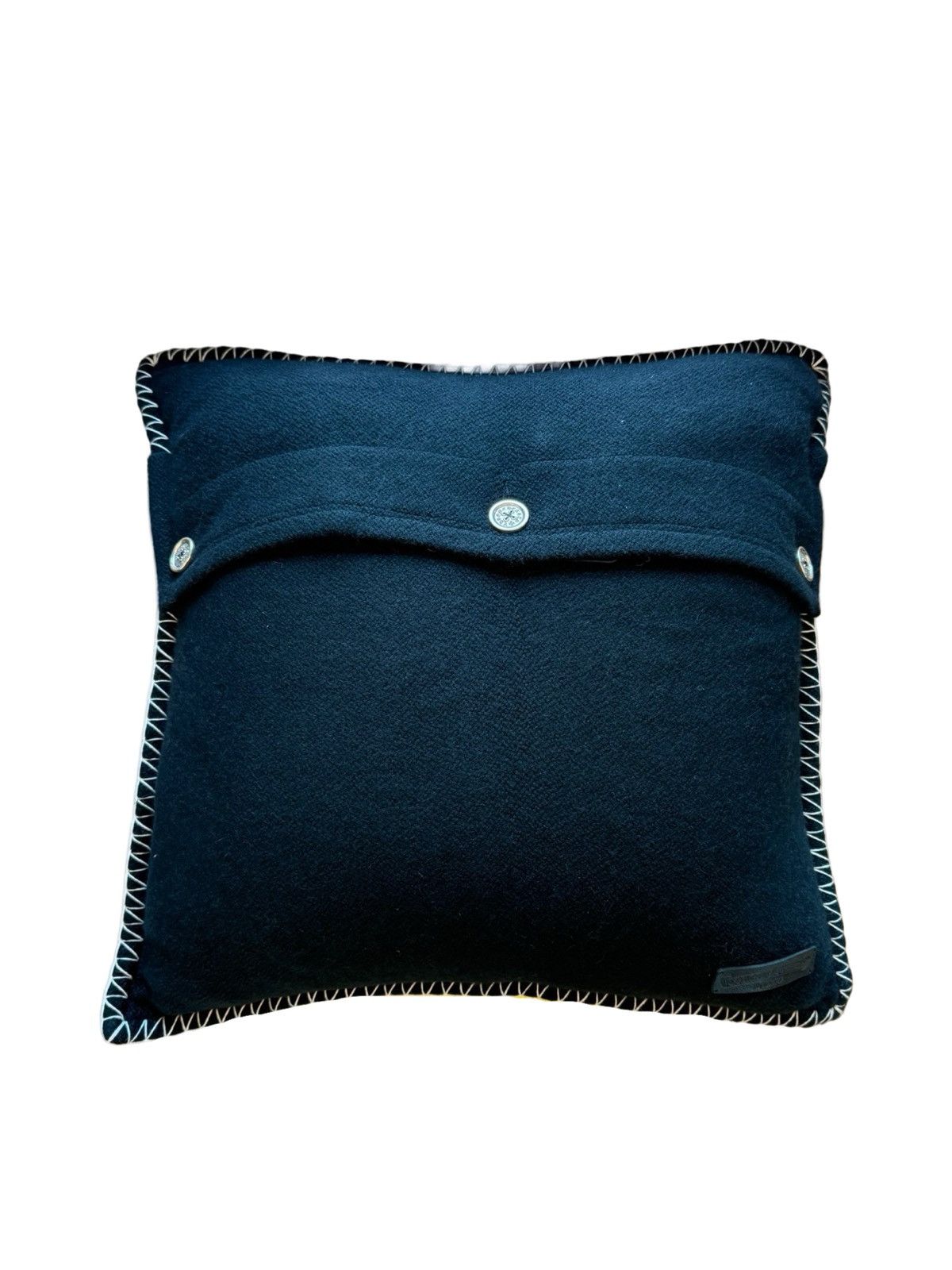 Chrome Hearts Blue cross cashmere pillow large Size ONE SIZE - 3 Thumbnail