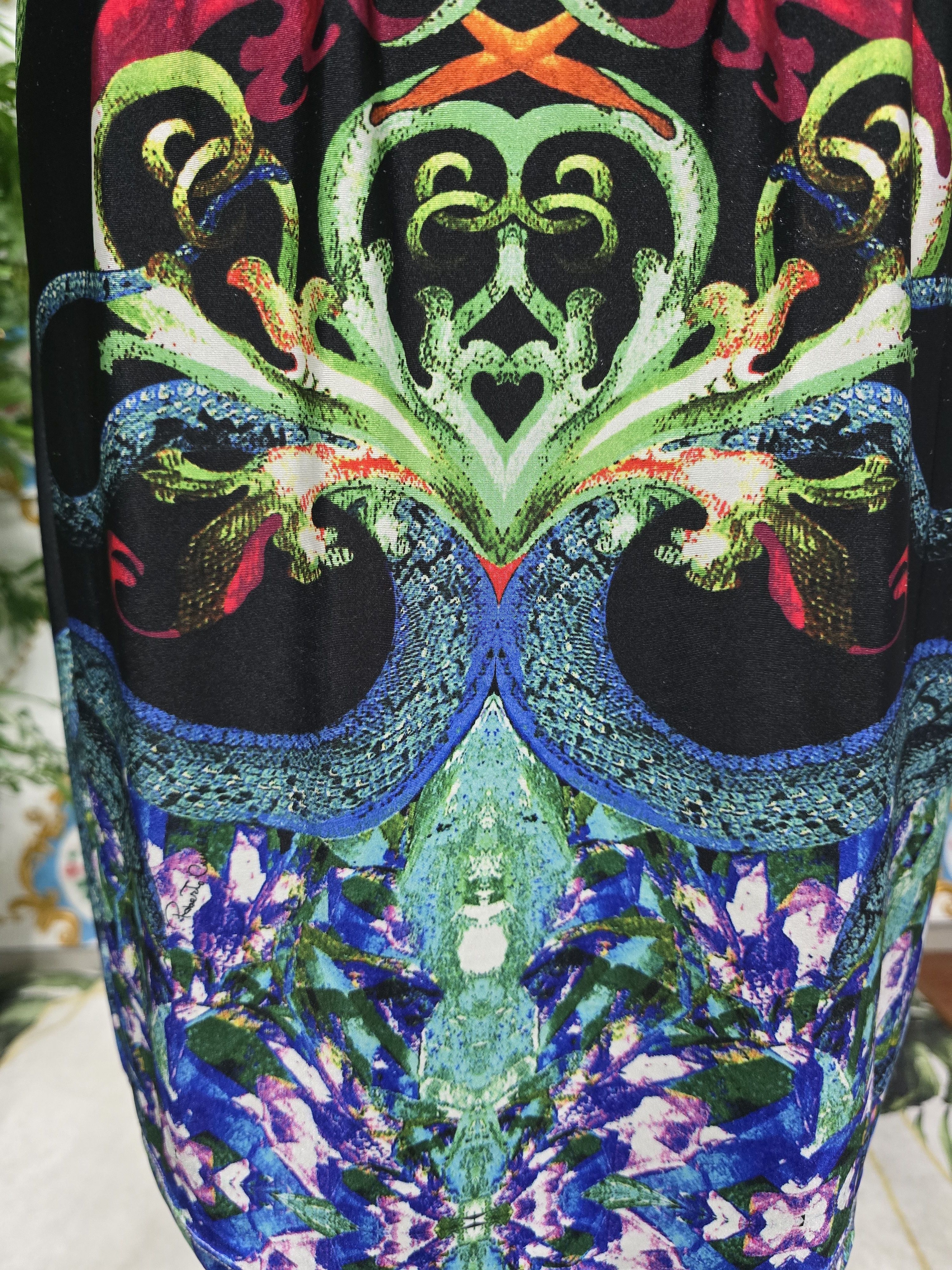 Roberto Cavalli Roberto Cavalli dress intricate print with baroque and snake Size M / US 6-8 / IT 42-44 - 13 Thumbnail