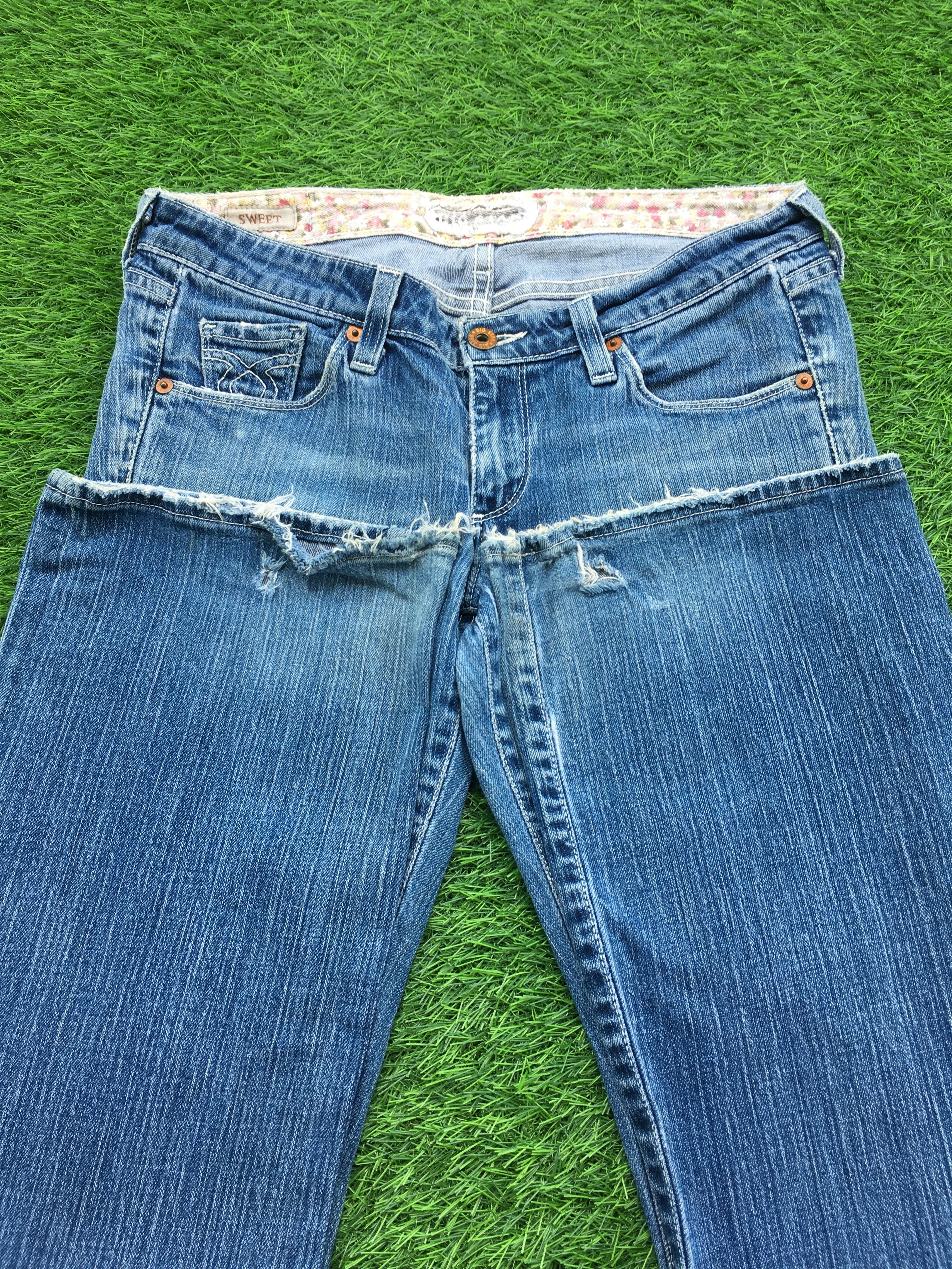 Big Star × If Six Was Nine × Japanese Brand Big Star Flared Jeans Distressed Jeans D-984 Size US 29 - 5 Thumbnail