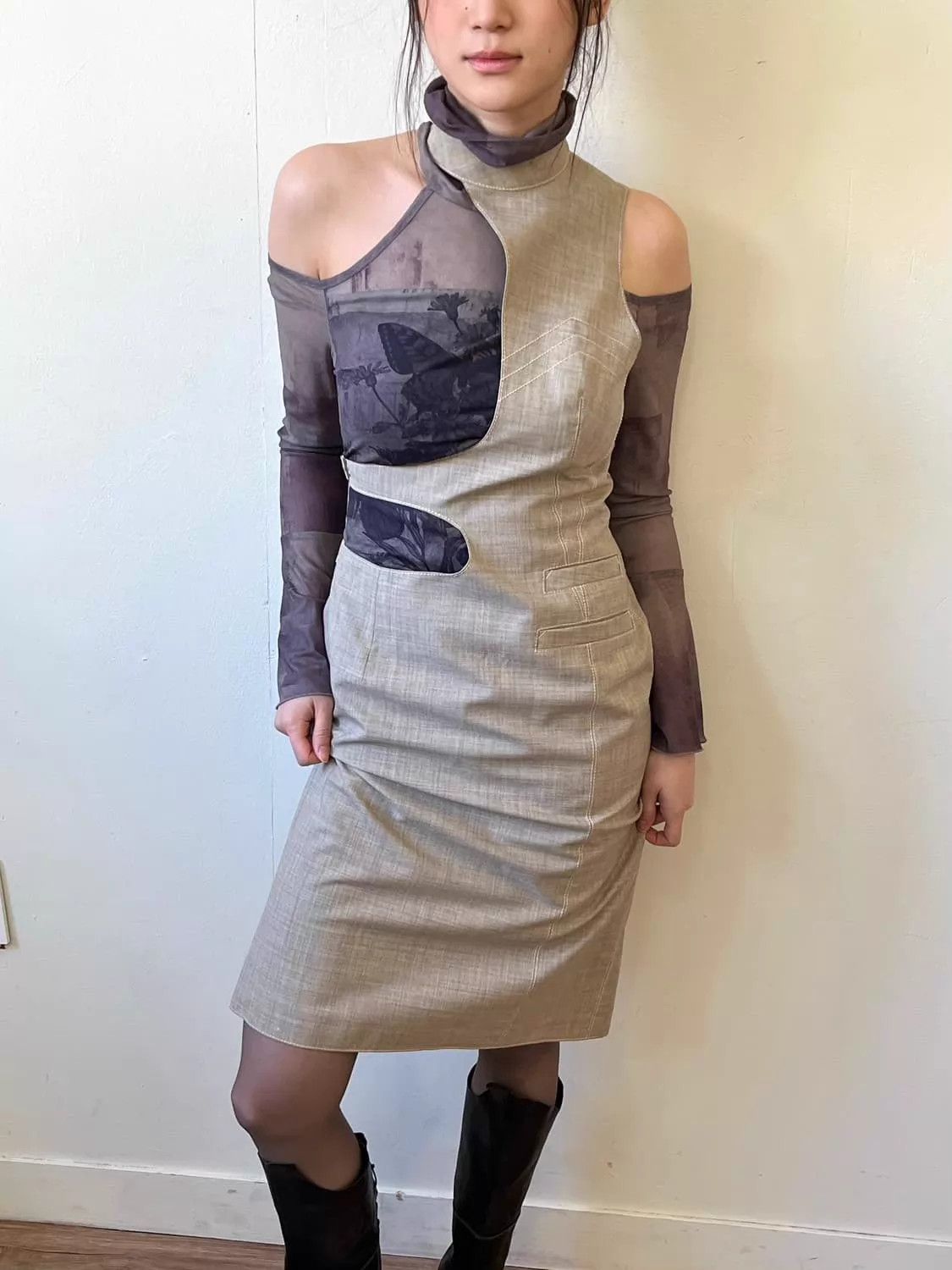 Jean Paul Gaultier Jean Paul Gaultier Vintage Deconstructed A-Garde Dress Size S / US 4 / IT 40 - 3 Thumbnail
