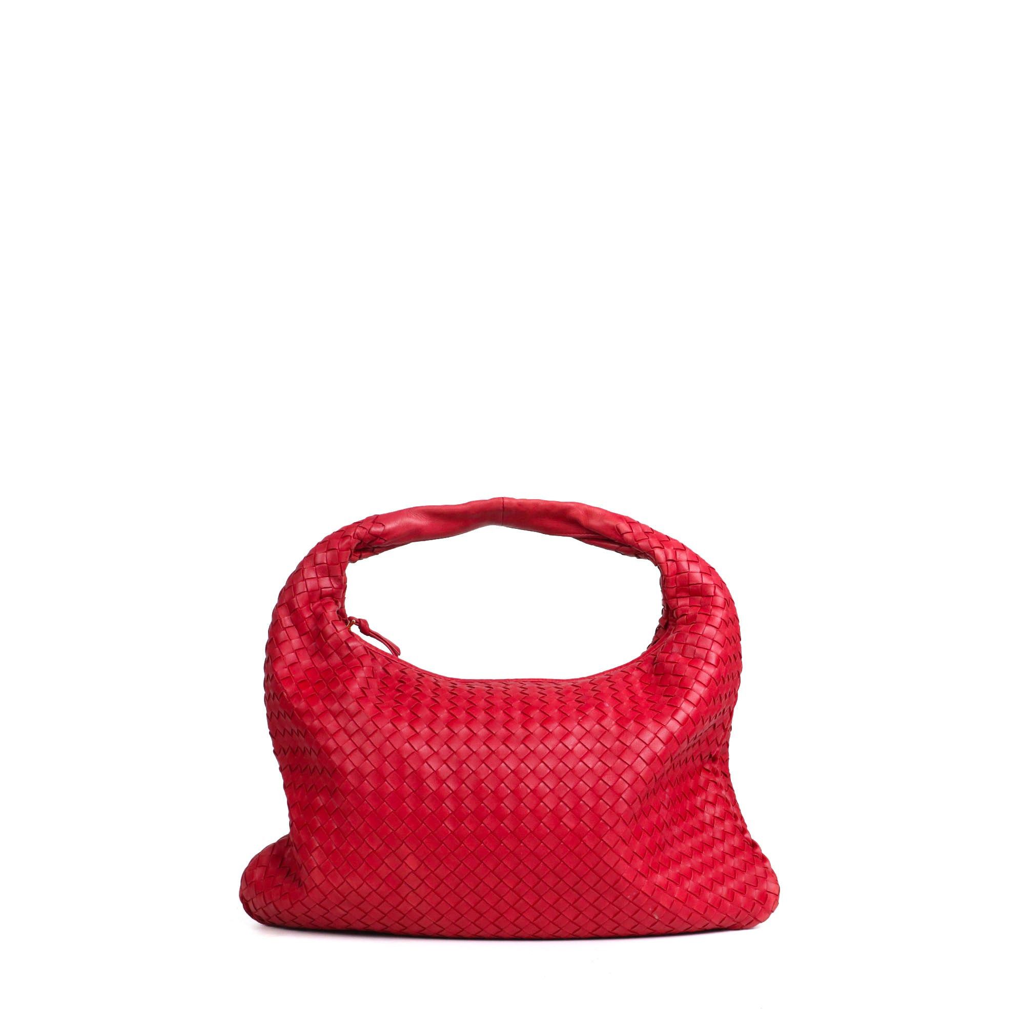 Bottega Veneta BOTTEGA VENETA - Bottega Veneta medium Jodie handbag in red leather Size ONE SIZE - 1 Thumbnail