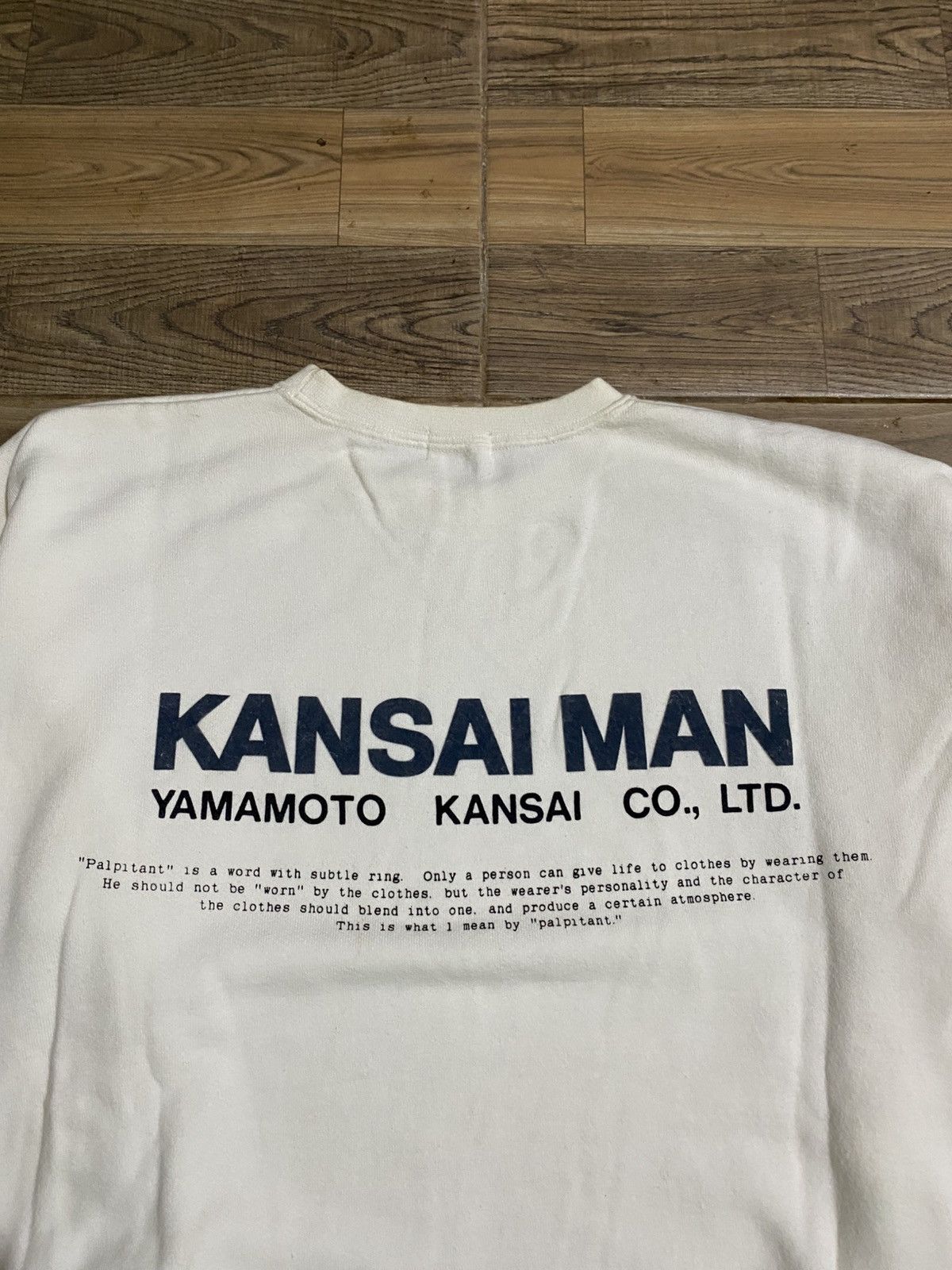 Japanese Brand × Kansai Yamamoto × Vintage VINTAGE KANSAI MAN YAMAMOTO POEM SWEATSHIRT Size US M / EU 48-50 / 2 - 2 Thumbnail