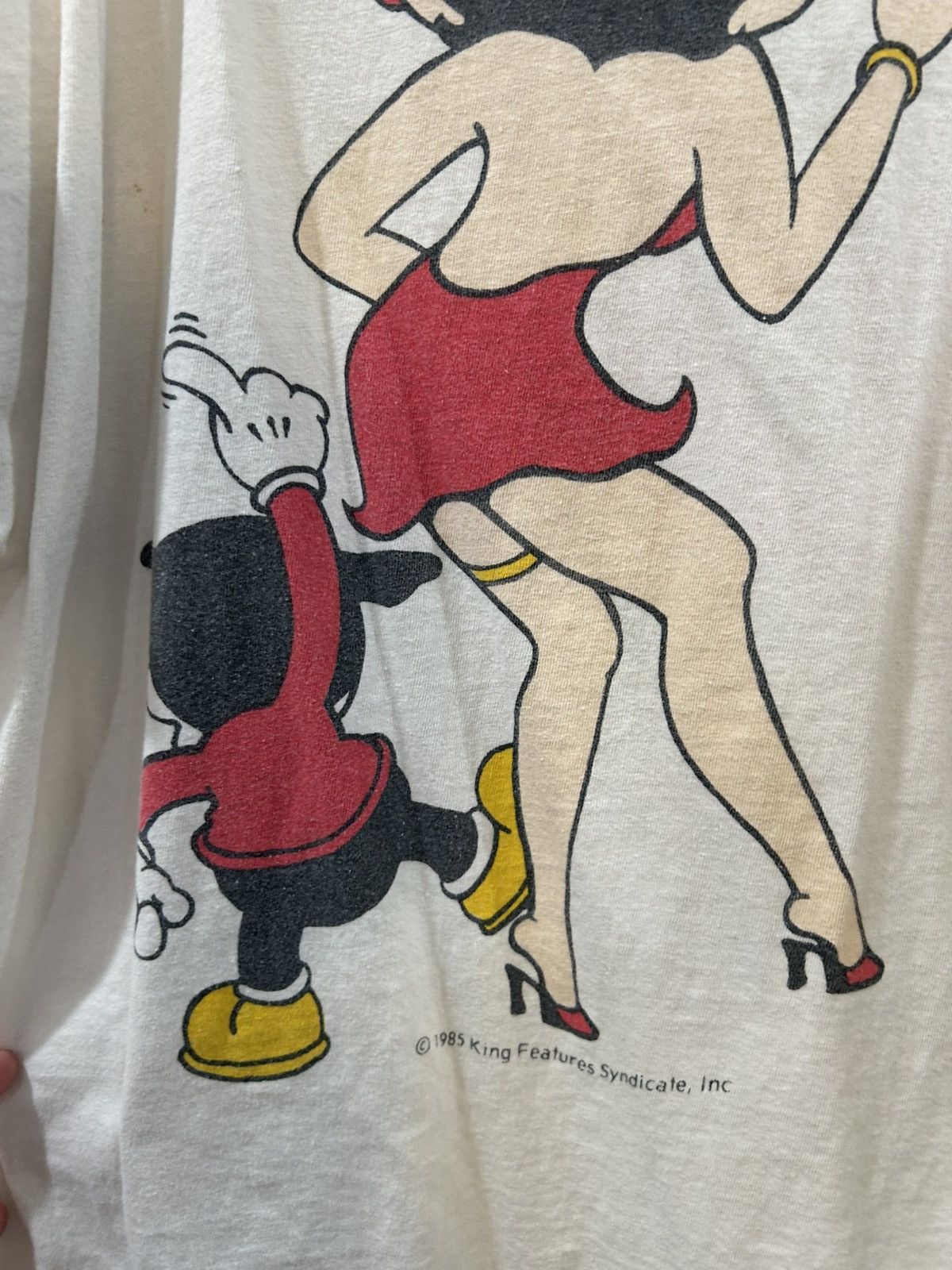 Other 1985 Betty Boop Front and Back Single Stitch Shirt Size US L / EU 52-54 / 3 - 4 Thumbnail
