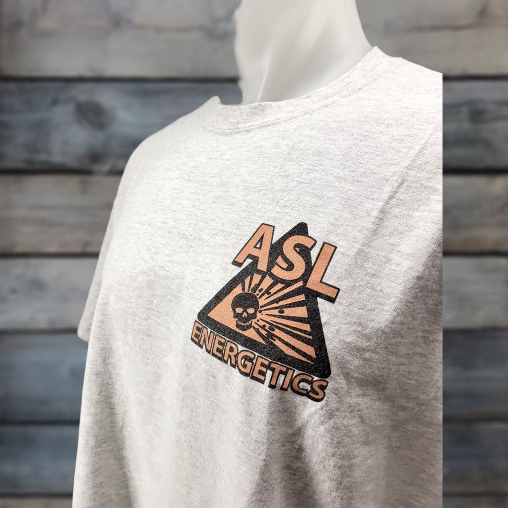 Gildan ALS Energetics Mens Shirt 2XL Gray T-Shirt Short Sleeve, Regular Fit, Gildan, Preowned Boys? Girls? Size US XXL / EU 58 / 5 - 1 Thumbnail