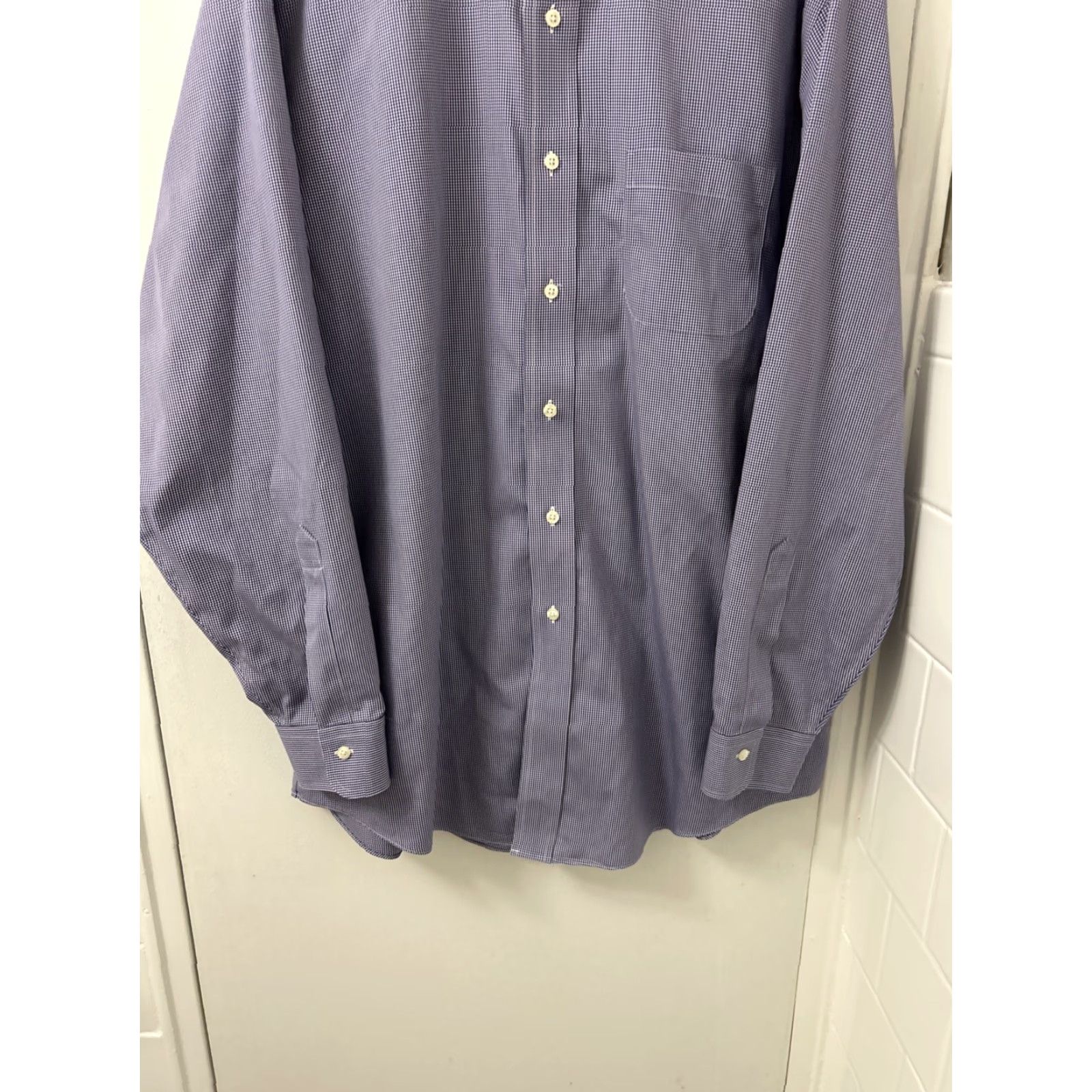 Brooks Brothers Brooks Brothers Regent Shirt Mens 16.5 Blue Red Plaid Non Iron Supima Button Up Size US XL / EU 56 / 4 - 3 Thumbnail