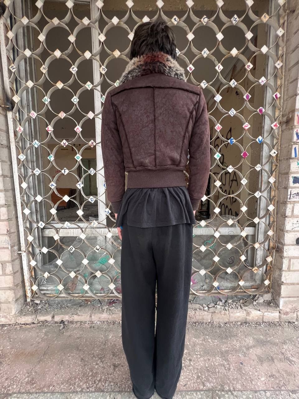 Vintage Vintage y2k Asymmetrical G.O.A Style Fur Bomber Jacket Size US S / EU 44-46 / 1 - 6 Thumbnail