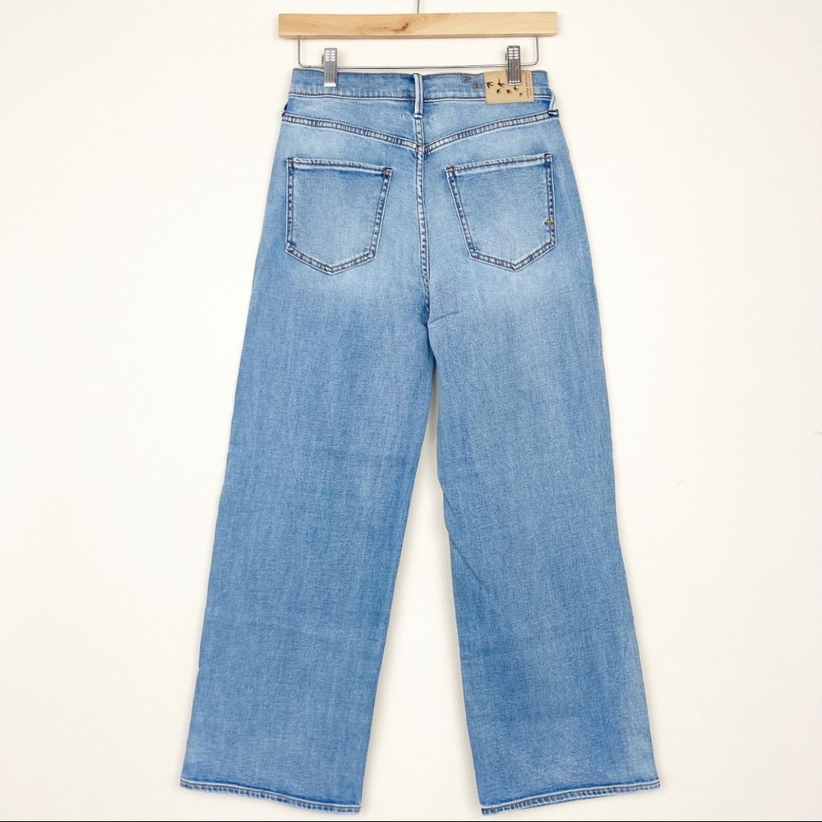 Other Serra Retreat Joie Tucker Wide Leg High Rise Jeans Sz 0 Size 25" / US 0 / IT 36 - 2 Thumbnail