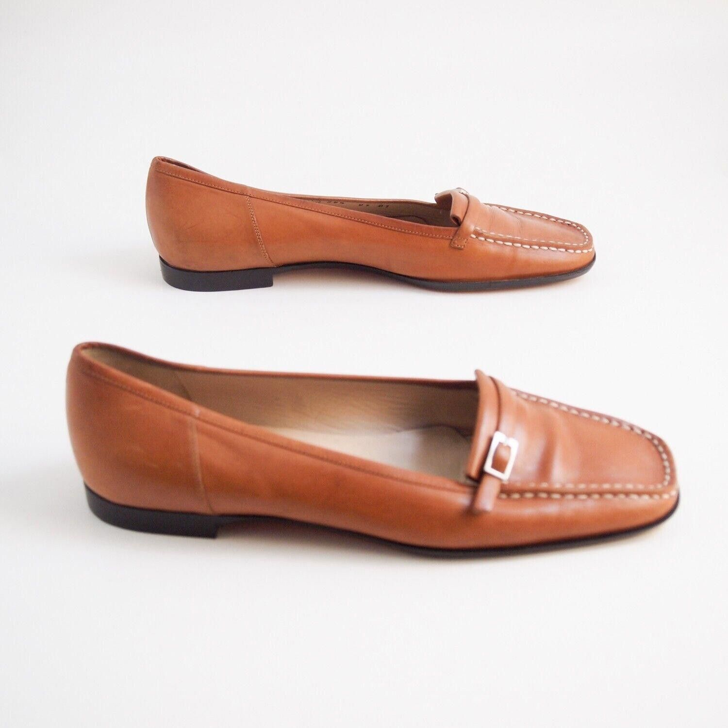 Bally Bally Filicaia Loafers Flats Orange Leather EU 38.5 US 8 Size US 8 / IT 38 - 5 Thumbnail