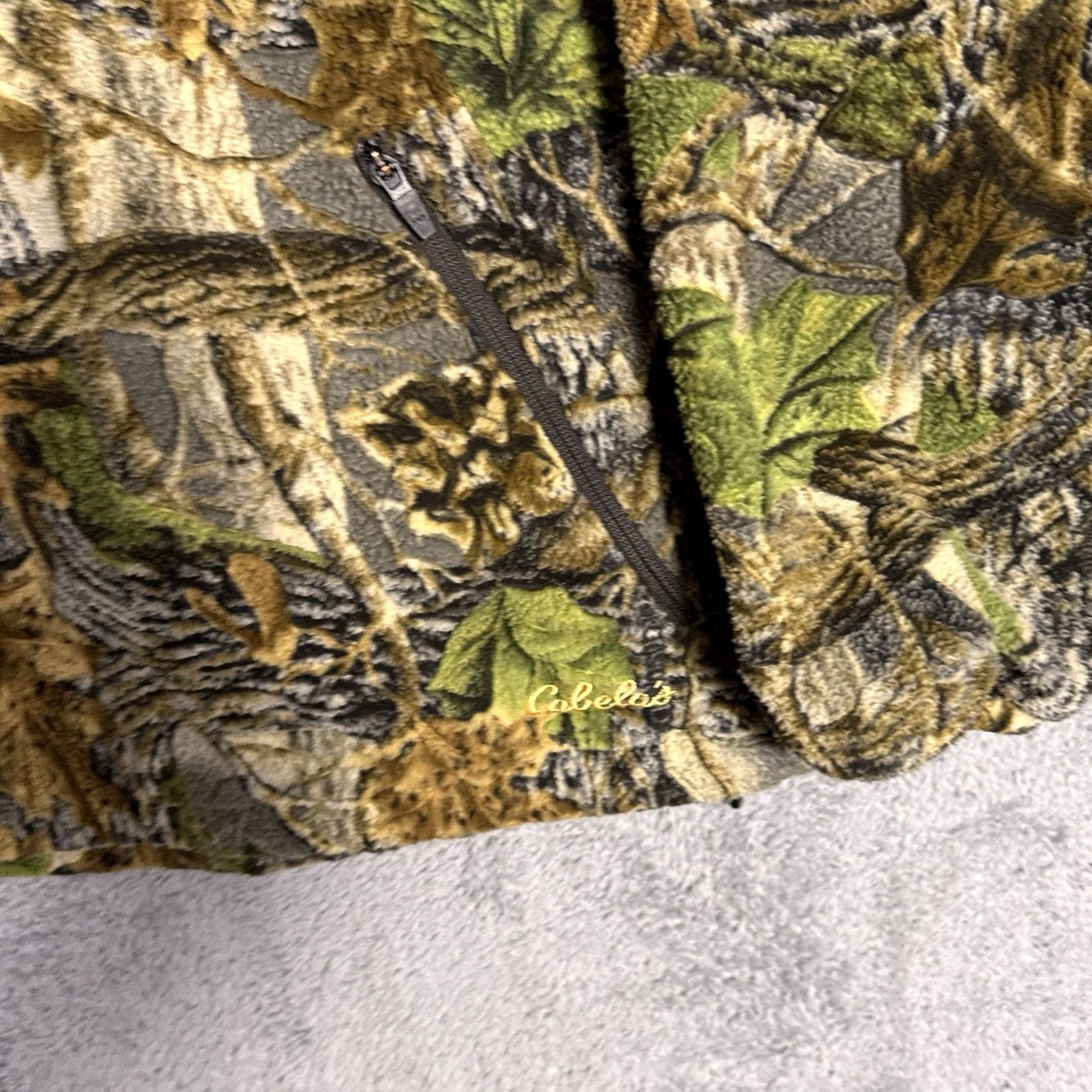 Vintage VINTAGE Cabela's Wind Shear Jacket Mens XL Camouflage 1/2 Zip Berber Seclusion 3D Windproof Size US XL / EU 56 / 4 - 3 Thumbnail