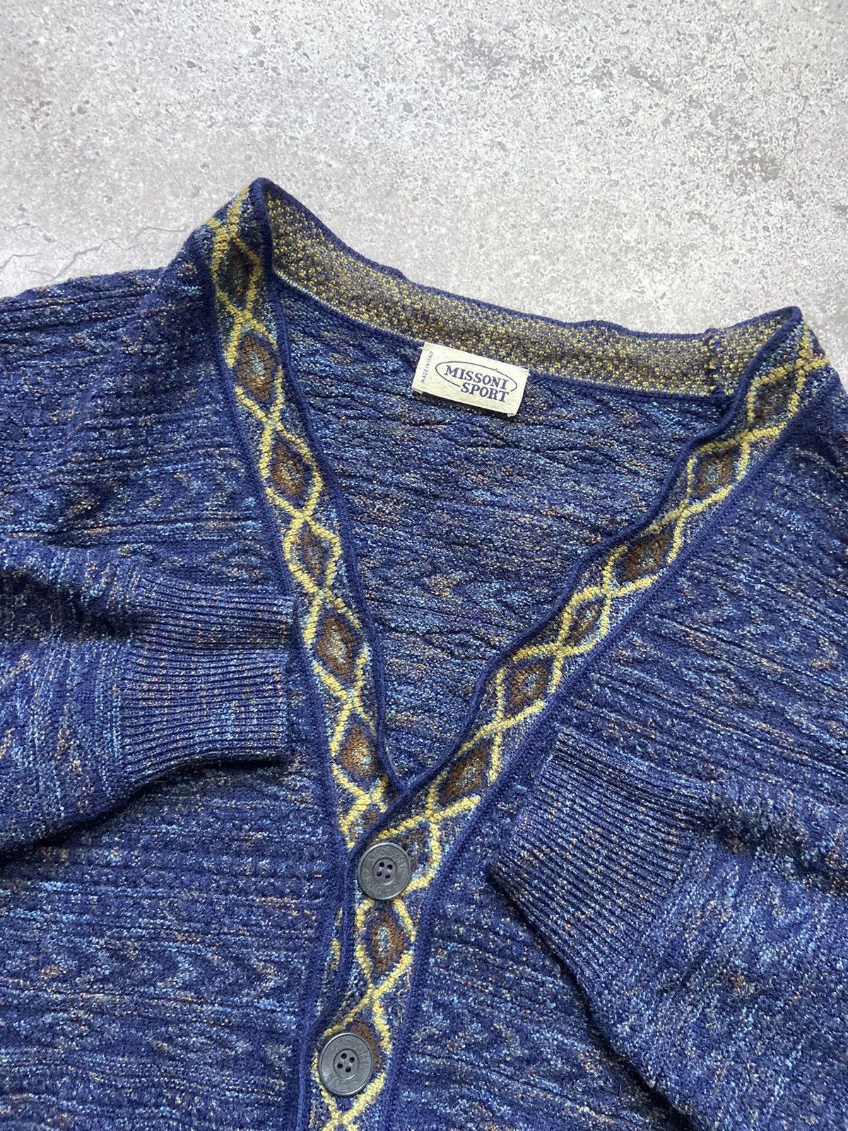 Missoni Missoni Cardigan Sweater Jumper Size 52 Size US L / EU 52-54 / 3 - 3 Thumbnail