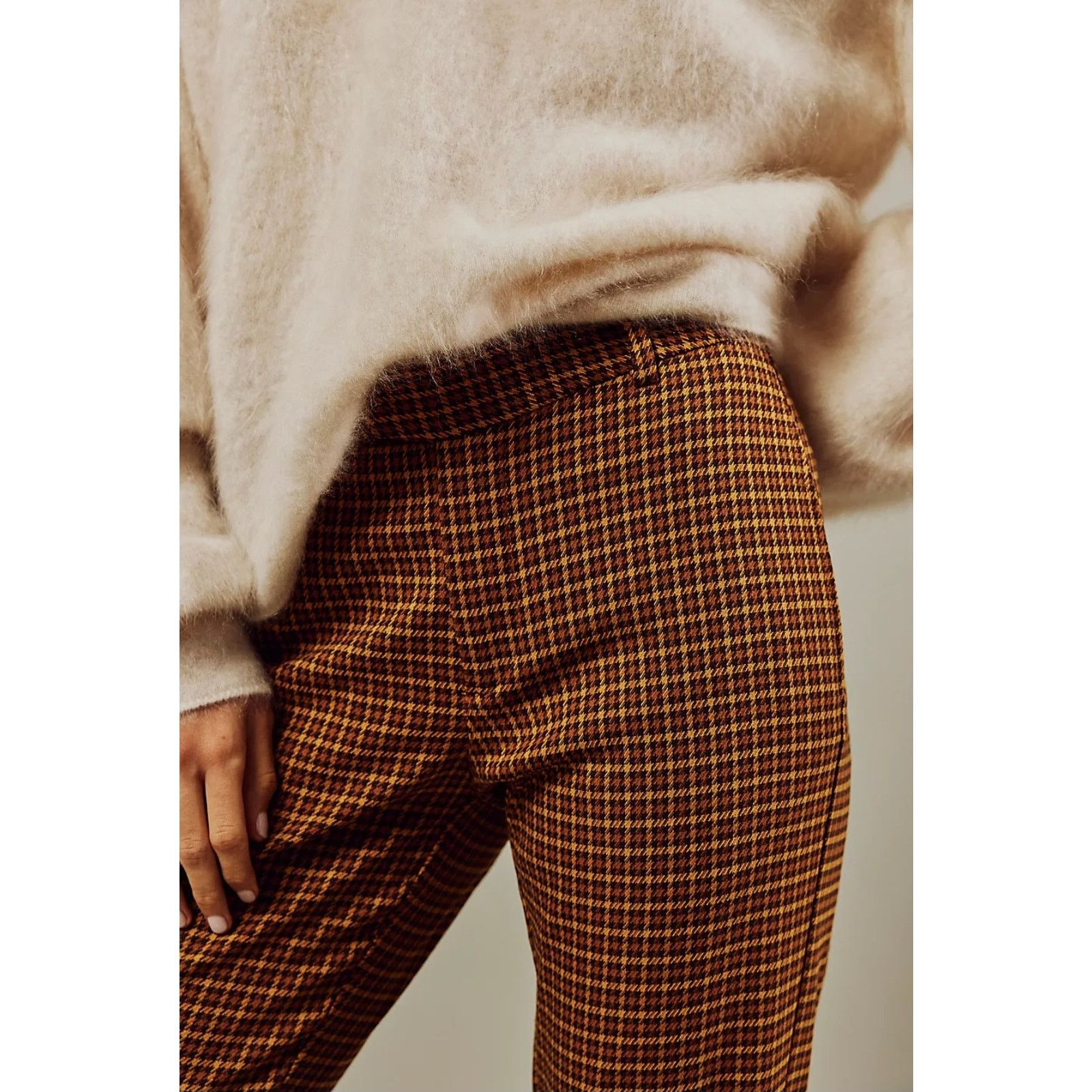 Free People NWT Free People Jana Flare Trousers $98 SIZE 2 Brown Size 26" / US 2 / IT 38 - 2 Thumbnail