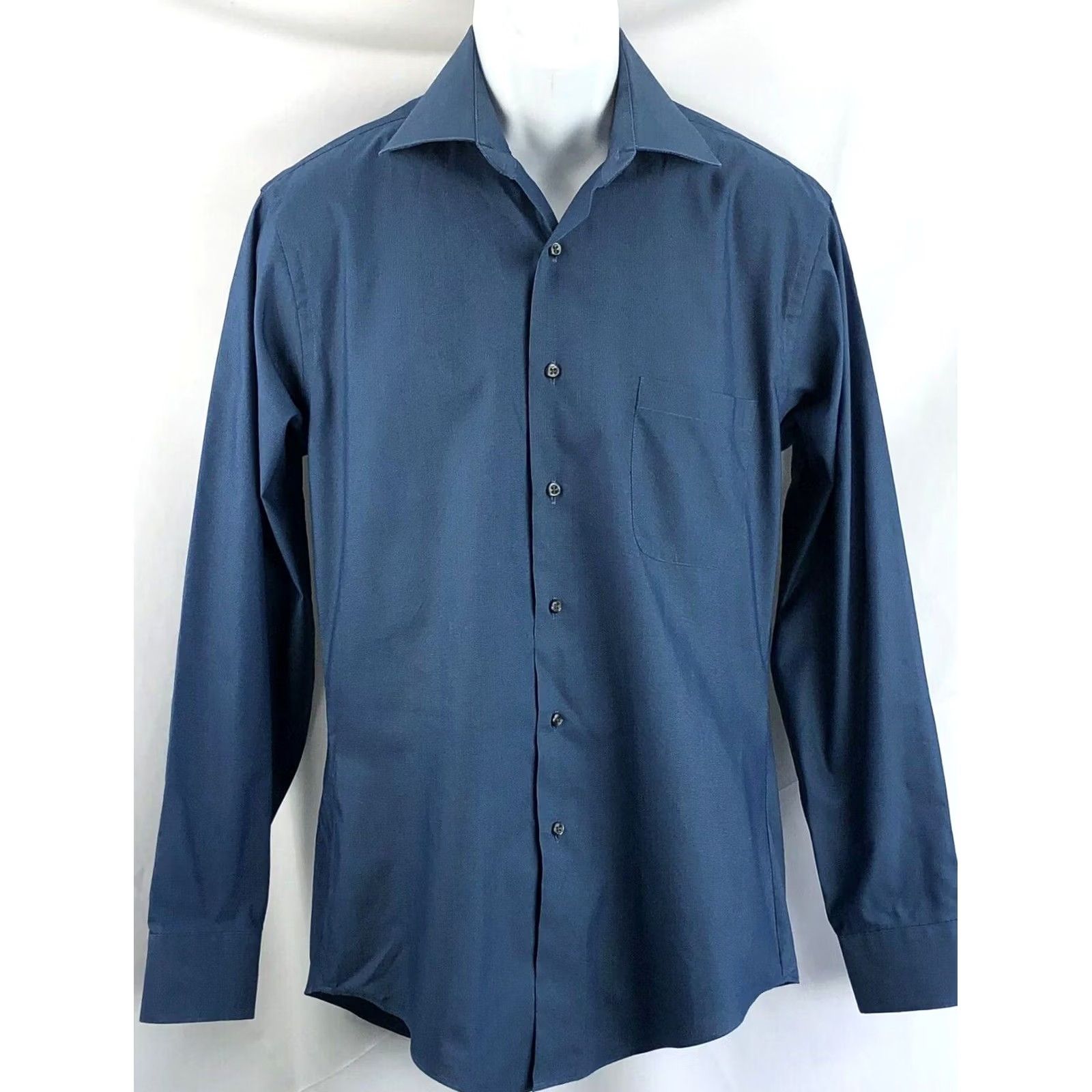 Geoffrey Beene Geoffrey Beene Oxford Shirt M blue 15 1/2 - 34/35 Classic Business Casual Wear Shirt Mens Size US M / EU 48-50 / 2 - 2 Thumbnail
