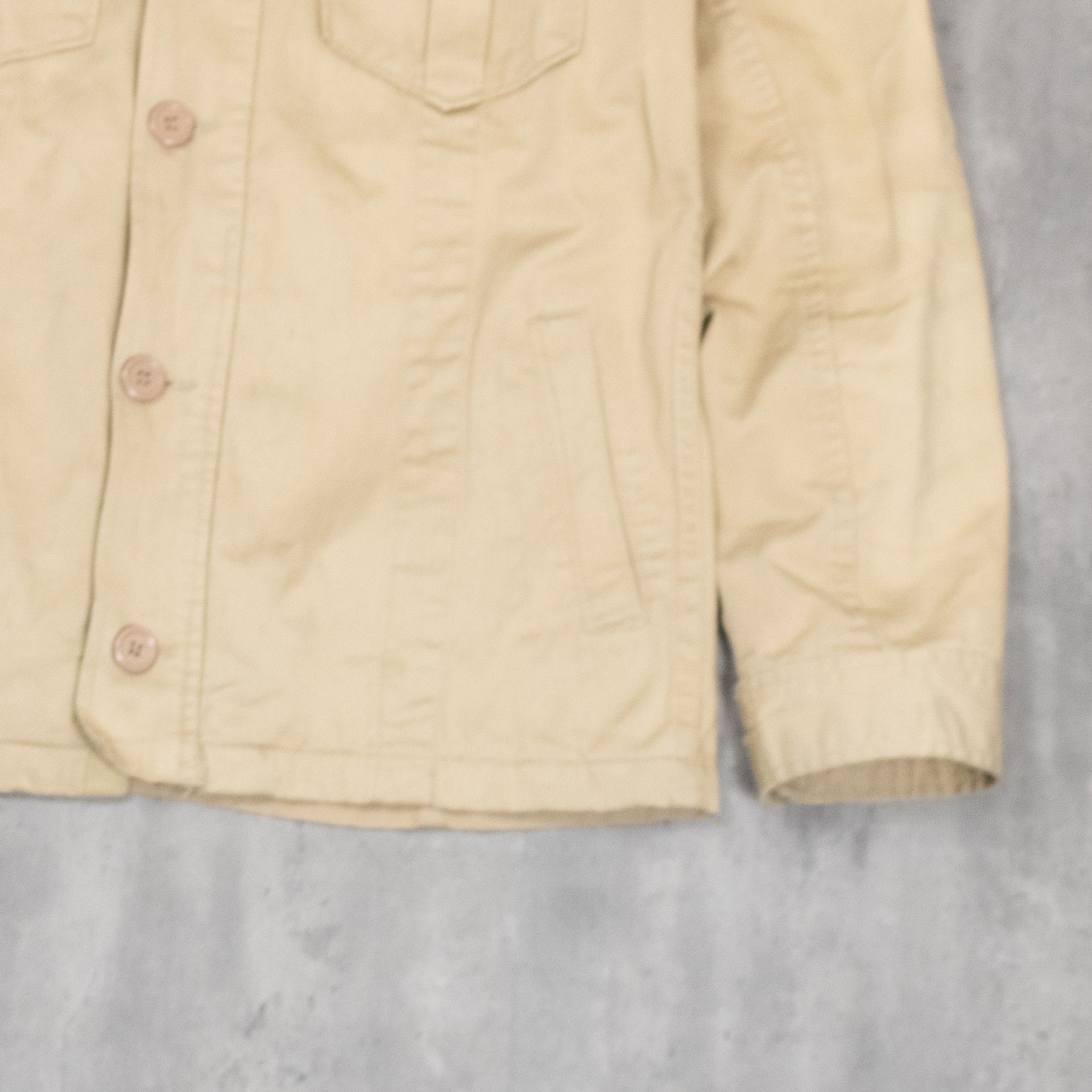 Japanese Brand Vintage Y2K 2000's R.A.G OG 107 Trucker MIltary Tan Jacket Size US M / EU 48-50 / 2 - 3 Thumbnail