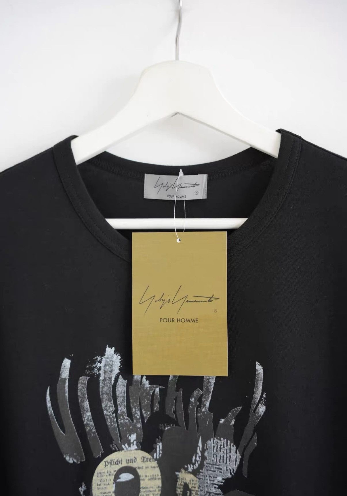 Yohji Yamamoto Yohji Yamamoto 24SS Newspaper Collage Long Sleeve T-shirt J4 Size US M / EU 48-50 / 2 - 5 Thumbnail