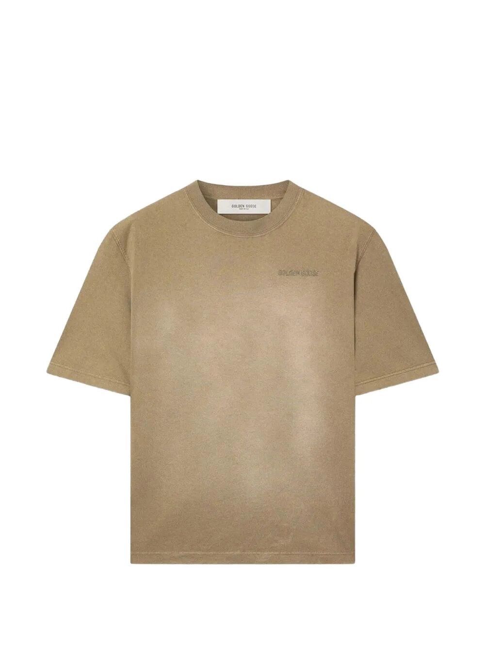 Golden Goose `Journey` T-Shirt With Embroidery Size US XL / EU 56 / 4 - 1 Thumbnail
