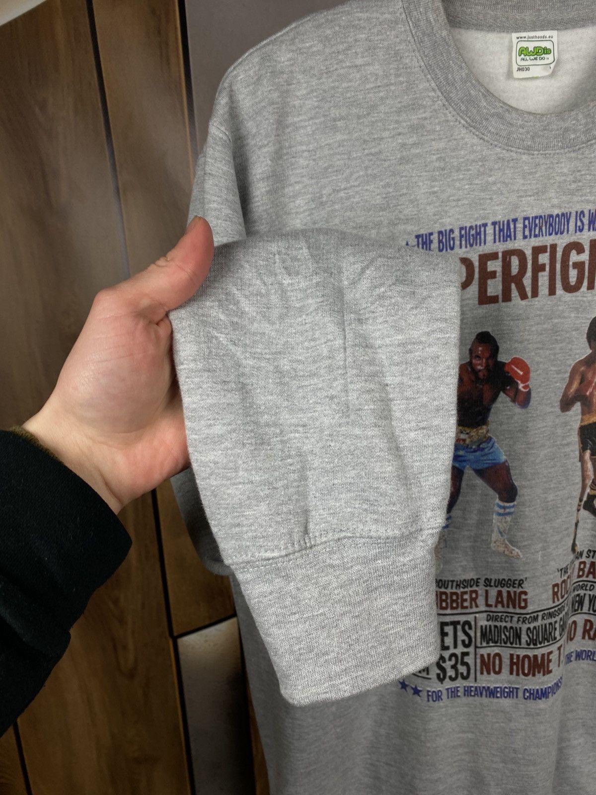 Vintage 🥊Vintage 90s Swetshirt Movie Rocky Balboa And Clubber Land🥊 Size US M / EU 48-50 / 2 - 3 Thumbnail