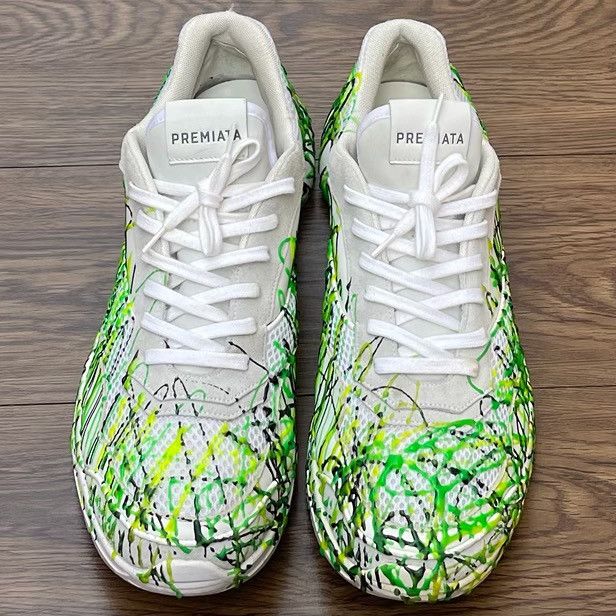 Premiata Premiata Hand Painted Sneakers Size US 11 / EU 44 - 2 Thumbnail