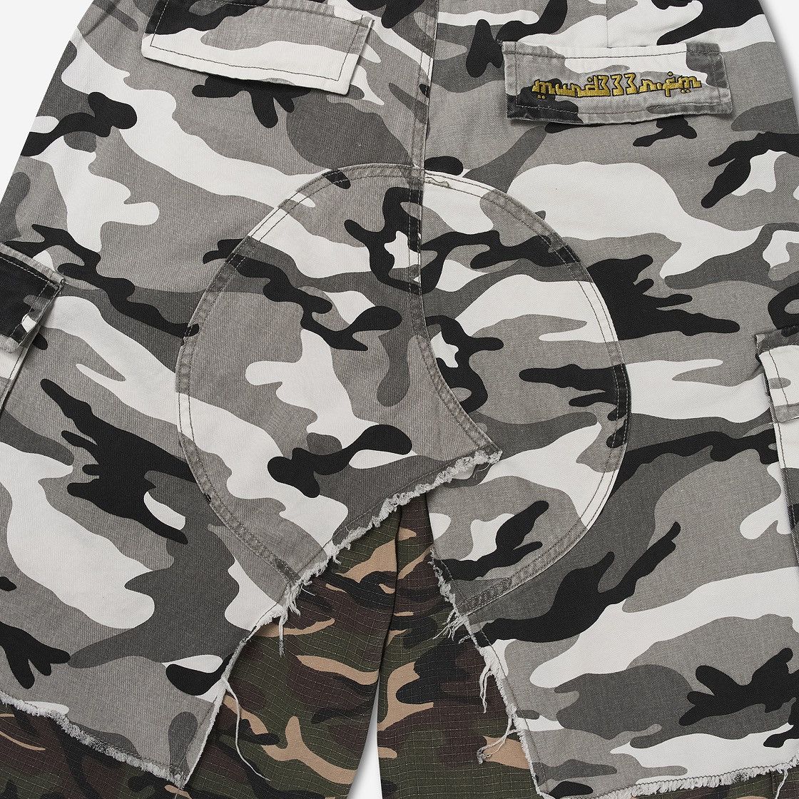 PROJECT G/R PROJECT G/R x MFM333。CAMO LAYERED SKIRT SHORTS size 2 Size US 34 / EU 50 - 6 Thumbnail