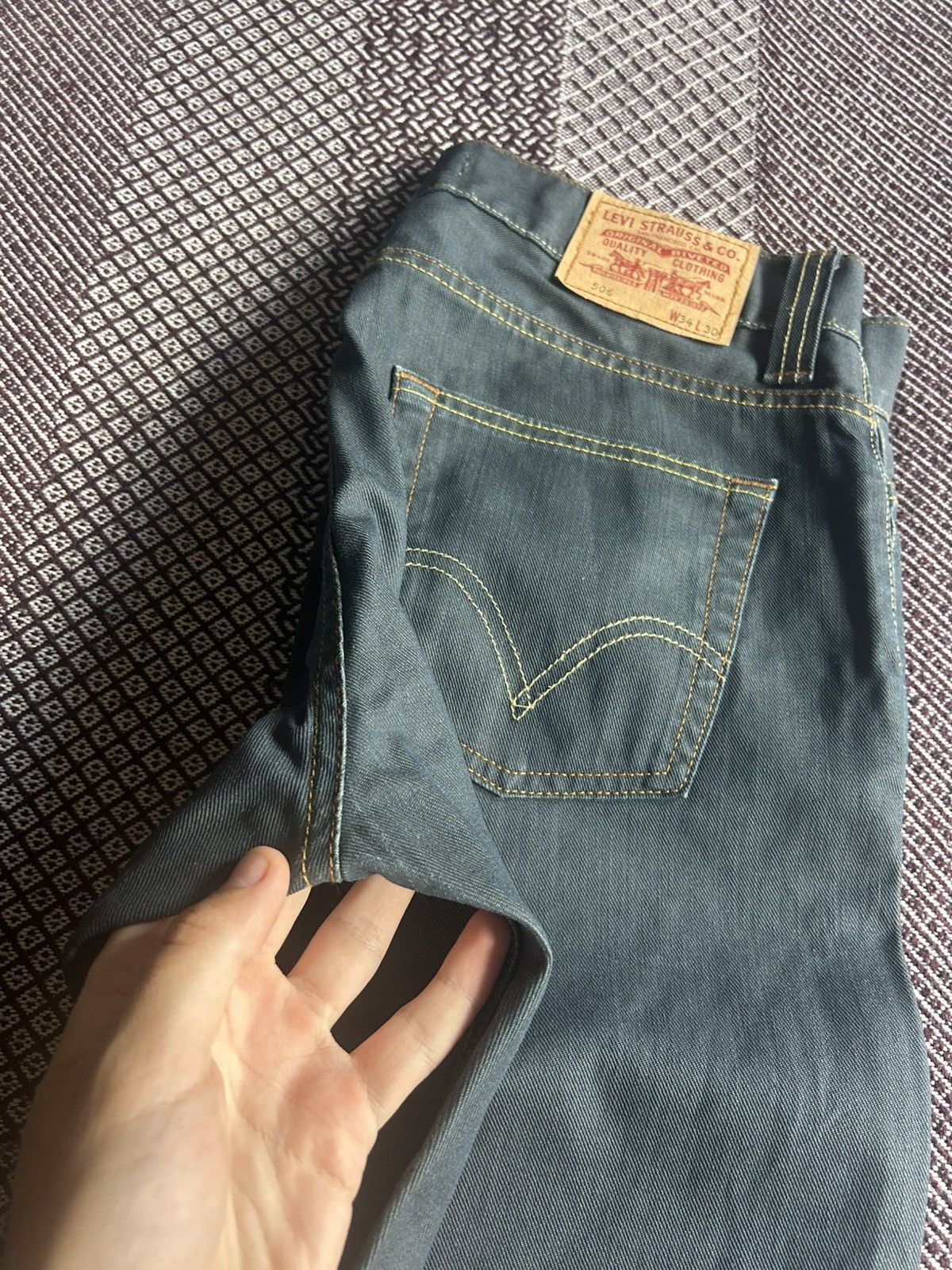 Levi's Vintage Levis 506 Standart Jeans Washed Streetwear Size 34 Size US 34 / EU 50 - 14 Thumbnail