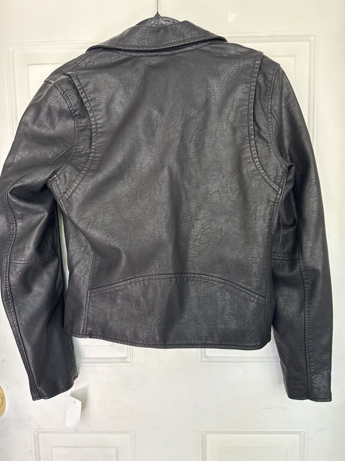 BLANKNYC × Leather BLANKNYC Woman’s Moto Jacket (Black Faux Leather) - NWT Size M / US 6-8 / IT 42-44 - 3 Thumbnail