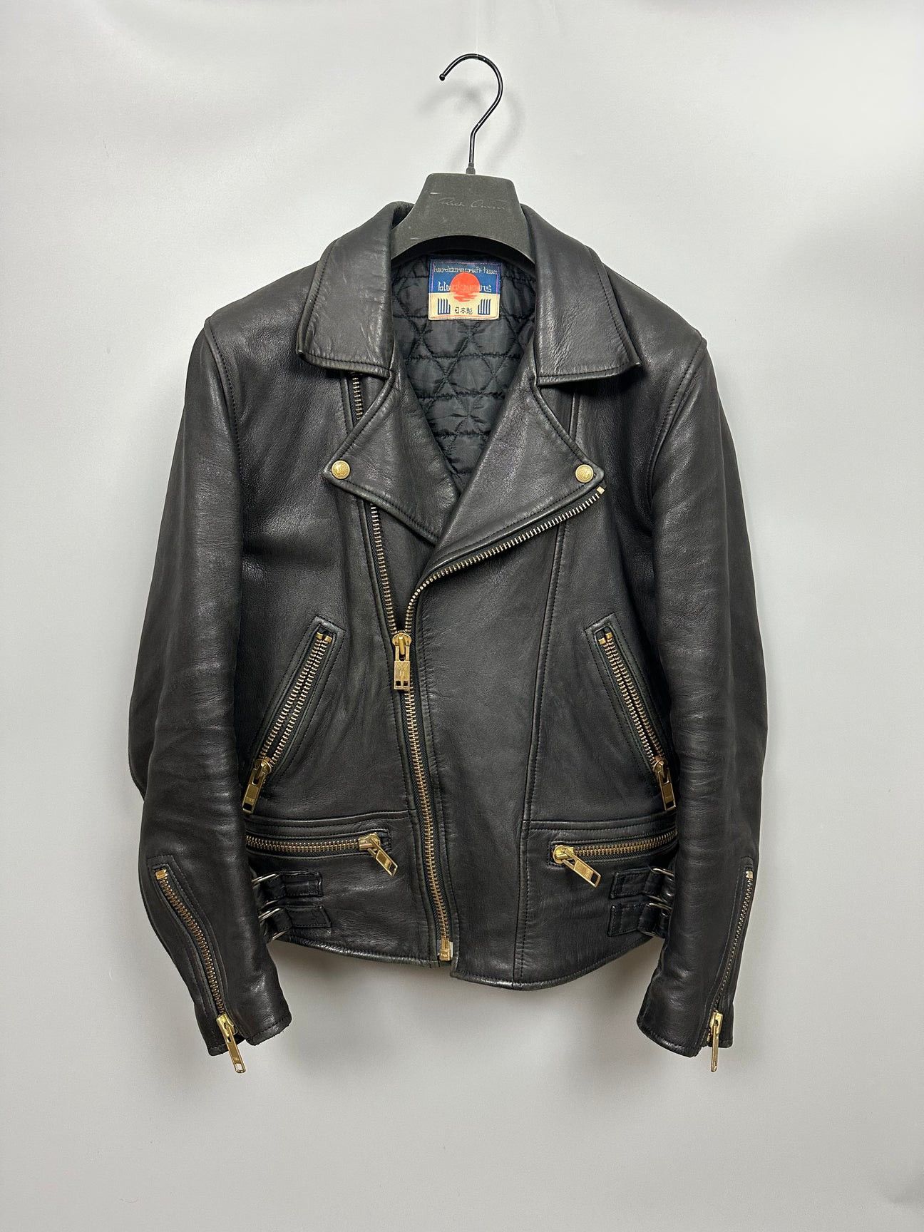 Blackmeans Sid Vicious Blackmeans Double Rider Leather Jacket Size US S / EU 44-46 / 1 - 1 Thumbnail