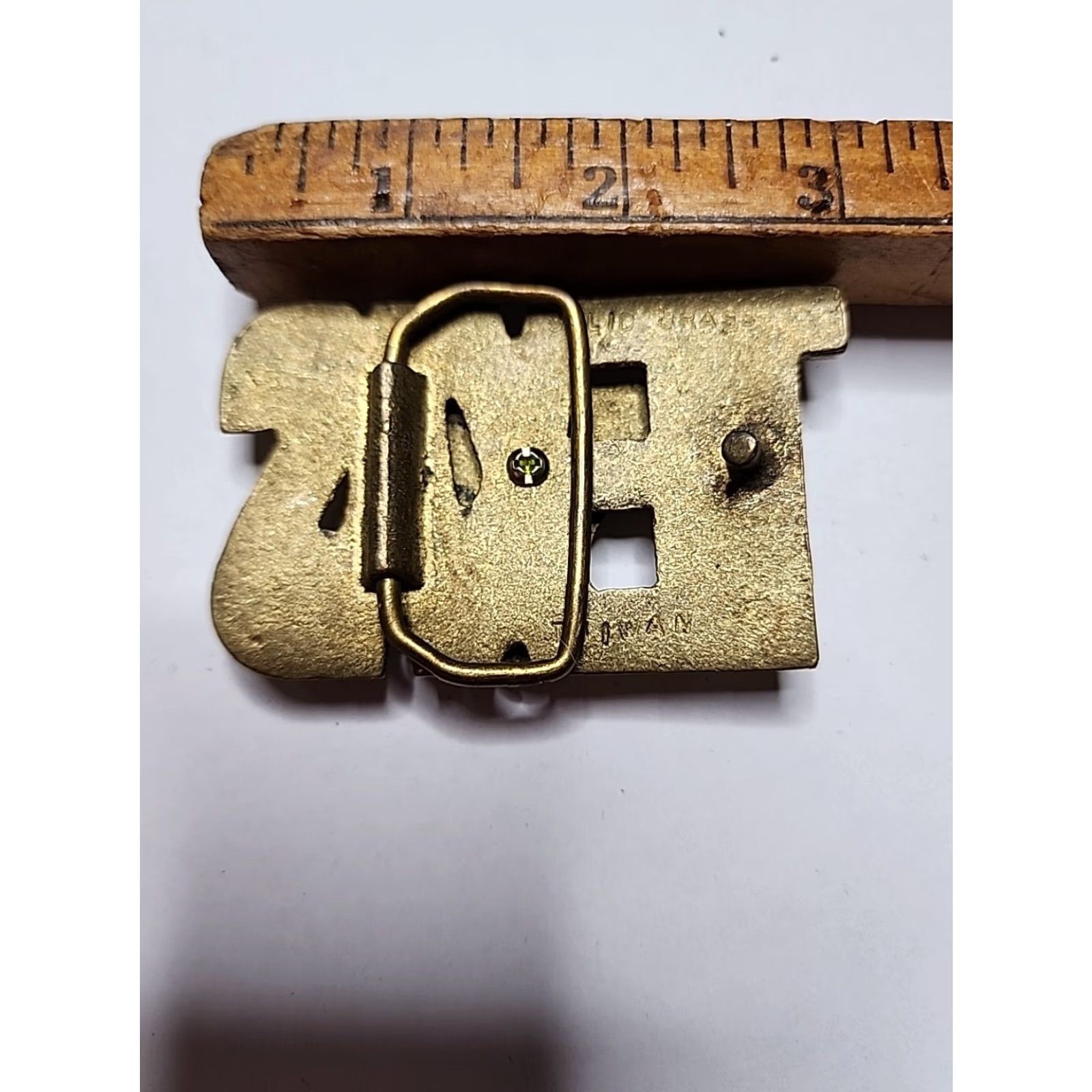 Vintage Vintage Texas Belt Buckle Cowboy Western Brass 1970s Men’s Gold Rockabilly Size ONE SIZE - 4 Thumbnail