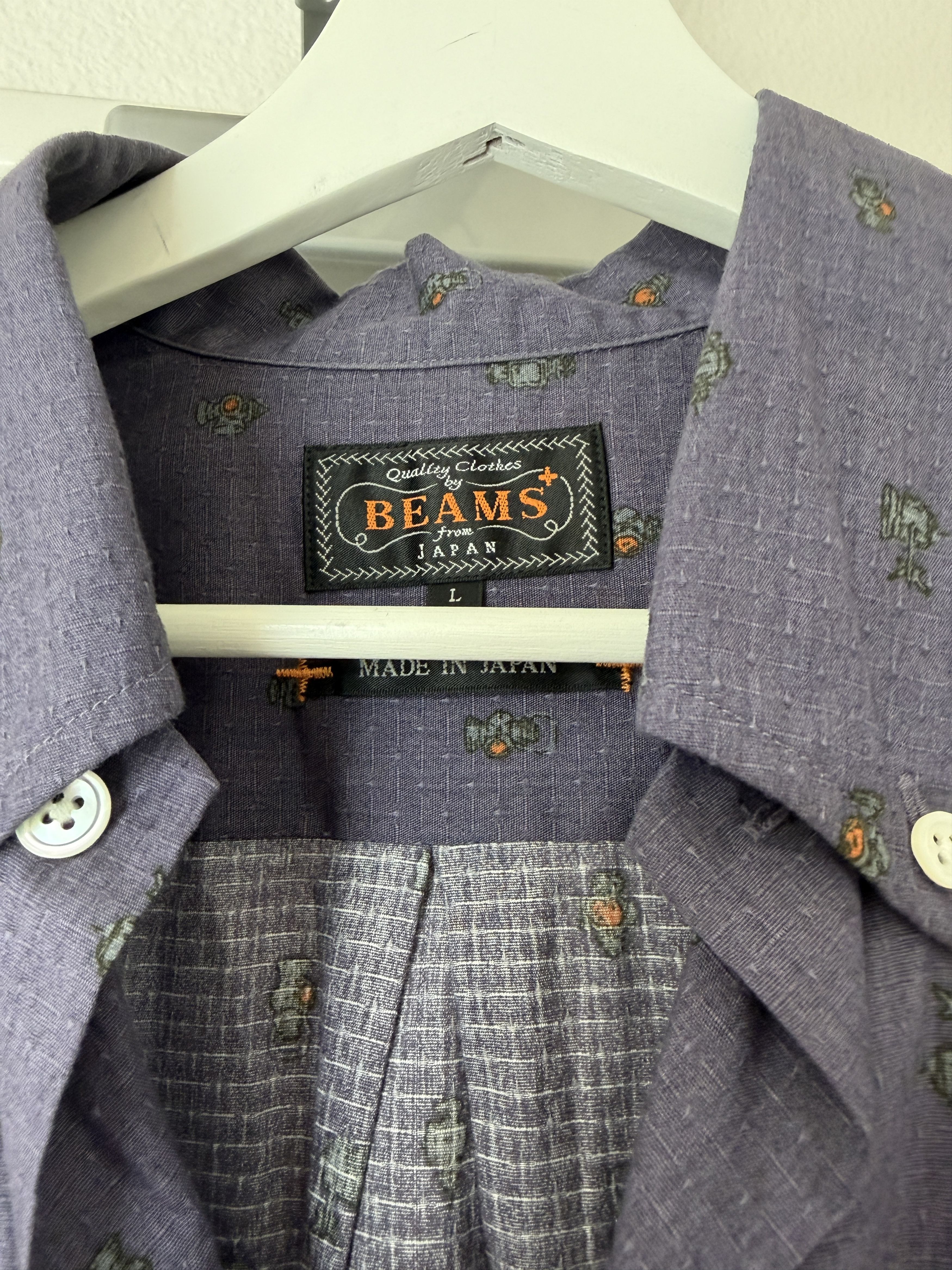 Beams Plus Beams Plus Purple Button Up Size US L / EU 52-54 / 3 - 2 Thumbnail