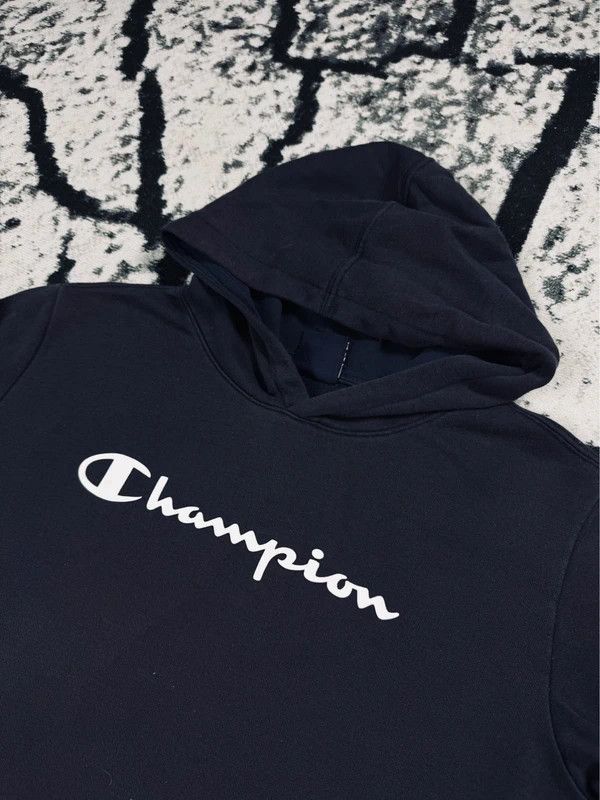 Champion Champion navy blue hoodie with logo S Size US S / EU 44-46 / 1 - 3 Thumbnail
