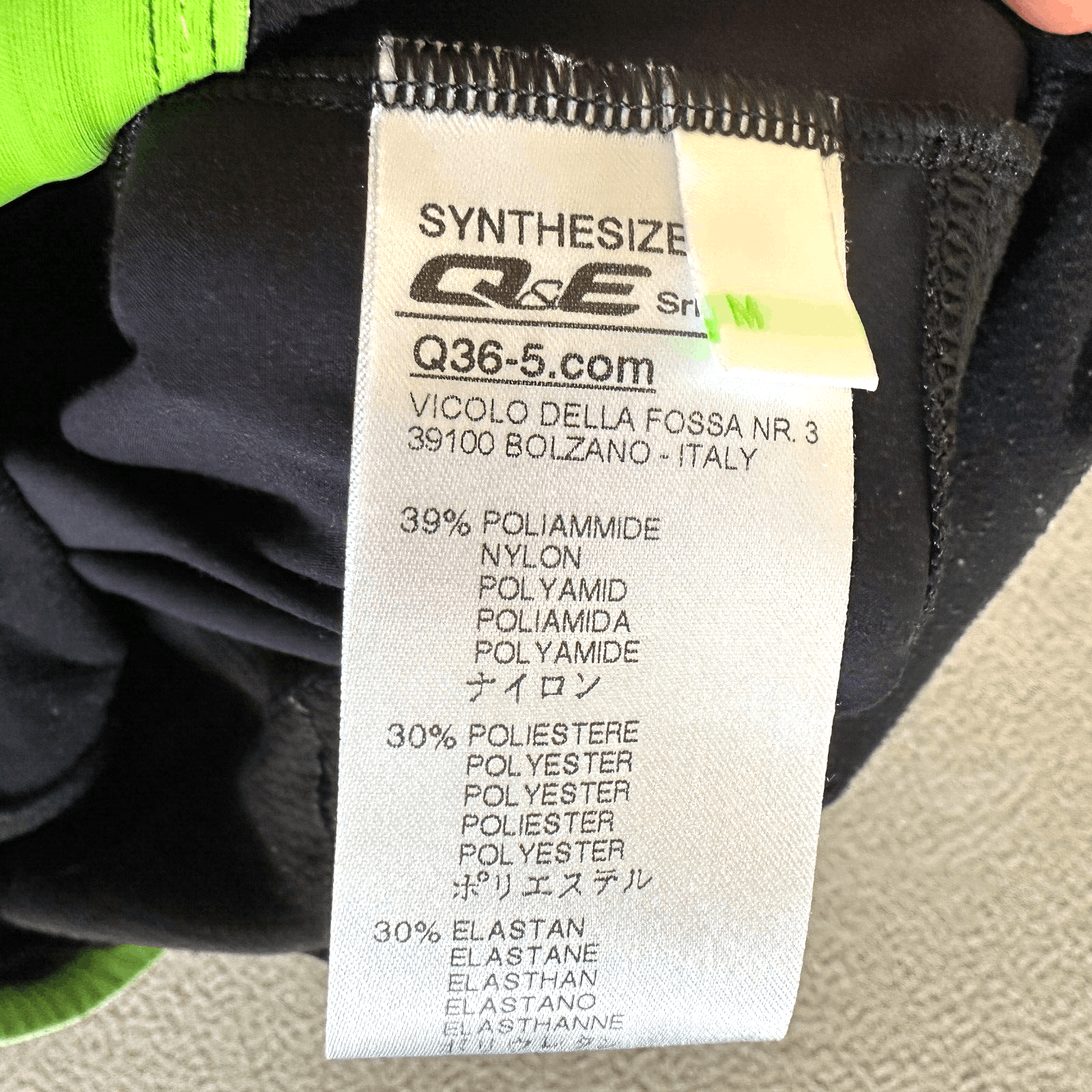 Vintage Q36.5 Cycling Jacket Black Zip Up Reflective Bl Size US M / EU 48-50 / 2 - 8 Thumbnail