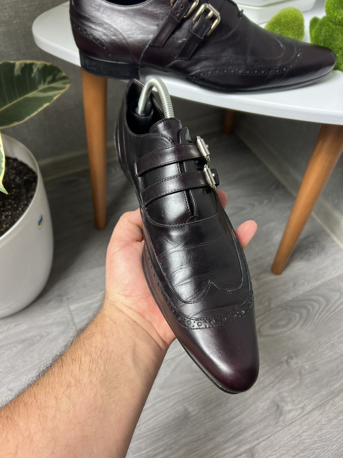 Dolce & Gabbana Dolce & Gabbana Double Monk Leather Shoes Size 44 D&G Size US 11 / EU 44 - 10 Thumbnail