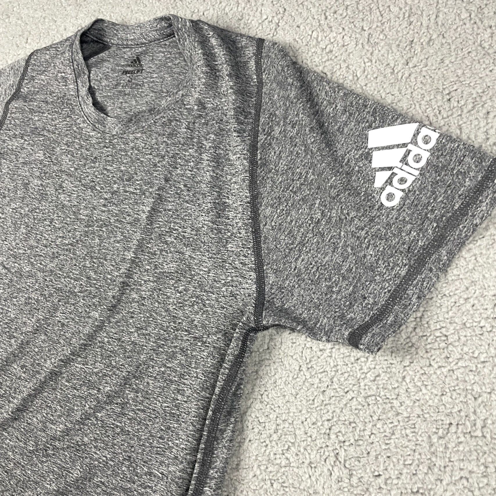 Adidas Adidas Tshirt Go-To Climalite Short Sleeve Men’s S Gray Football Sports Logo Freelift Shirt - Adidas Freelift - Colorful, 2010-2019 Style Size US S / EU 44-46 / 1 - 5 Thumbnail
