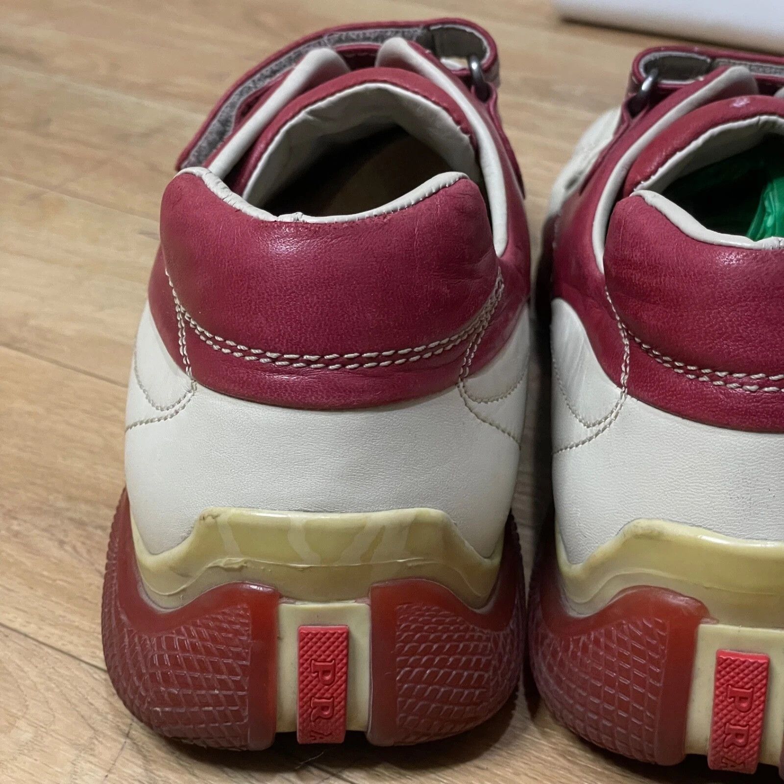 Prada PRADA Linea Rossa Shoes Leather Sneakers Low Top made italy Size US 10 / EU 43 - 10 Thumbnail