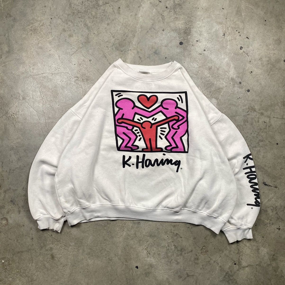 Keith Haring Keith Haring One Love Art Baggy Crewneck Size ONE SIZE - 1 Thumbnail