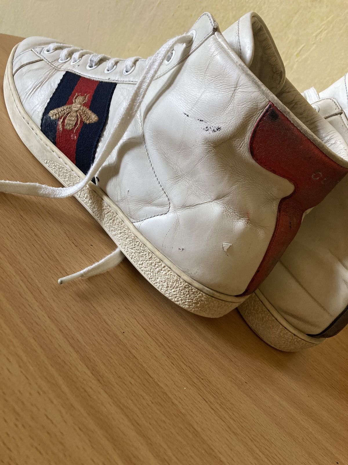 Gucci Gucci Ace hi top Sneakers Size 8 Size US 8 / EU 41 - 8 Thumbnail