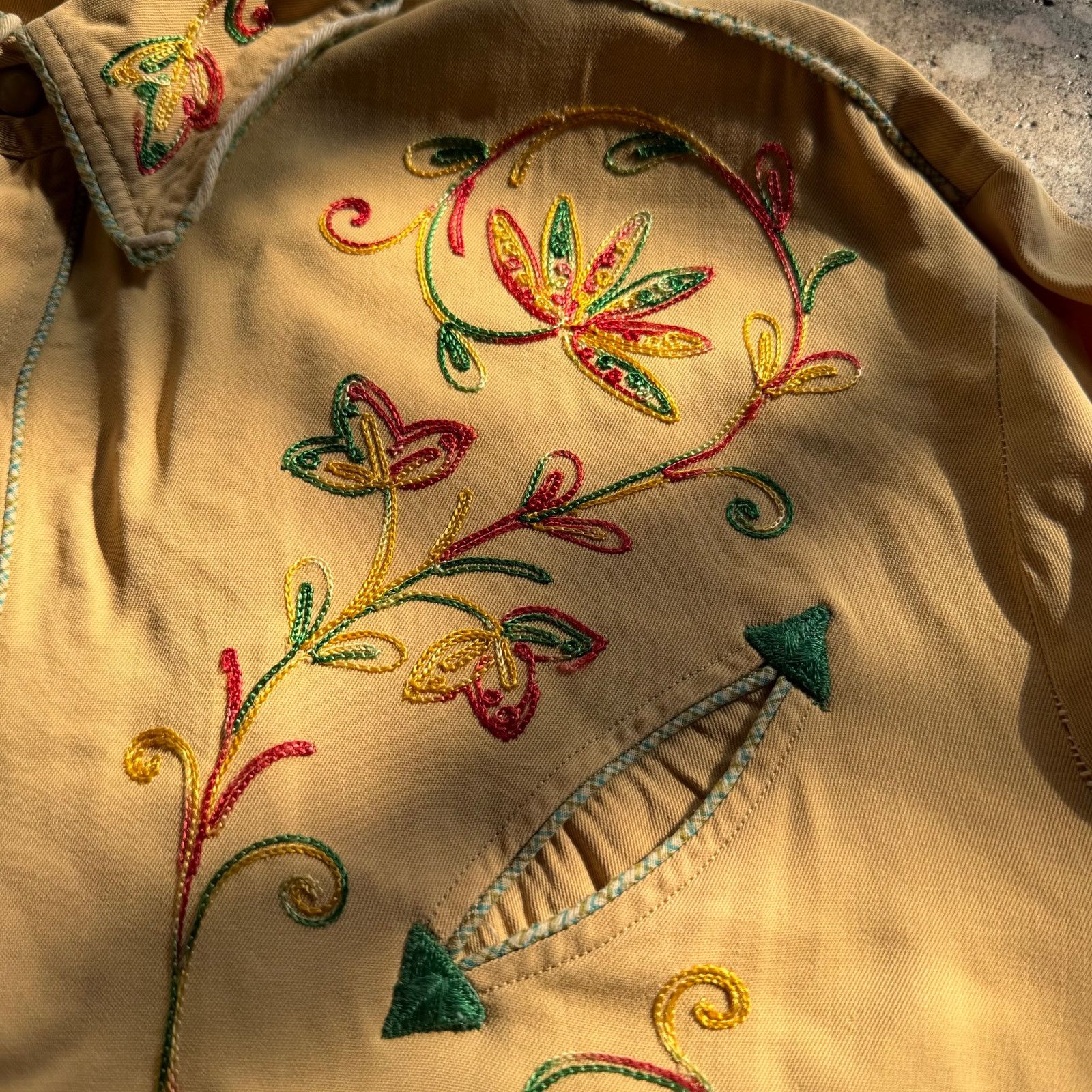 Vintage Vintage 40s California Ranchwear Gabardine Embroidered Size US XL / EU 56 / 4 - 13 Thumbnail