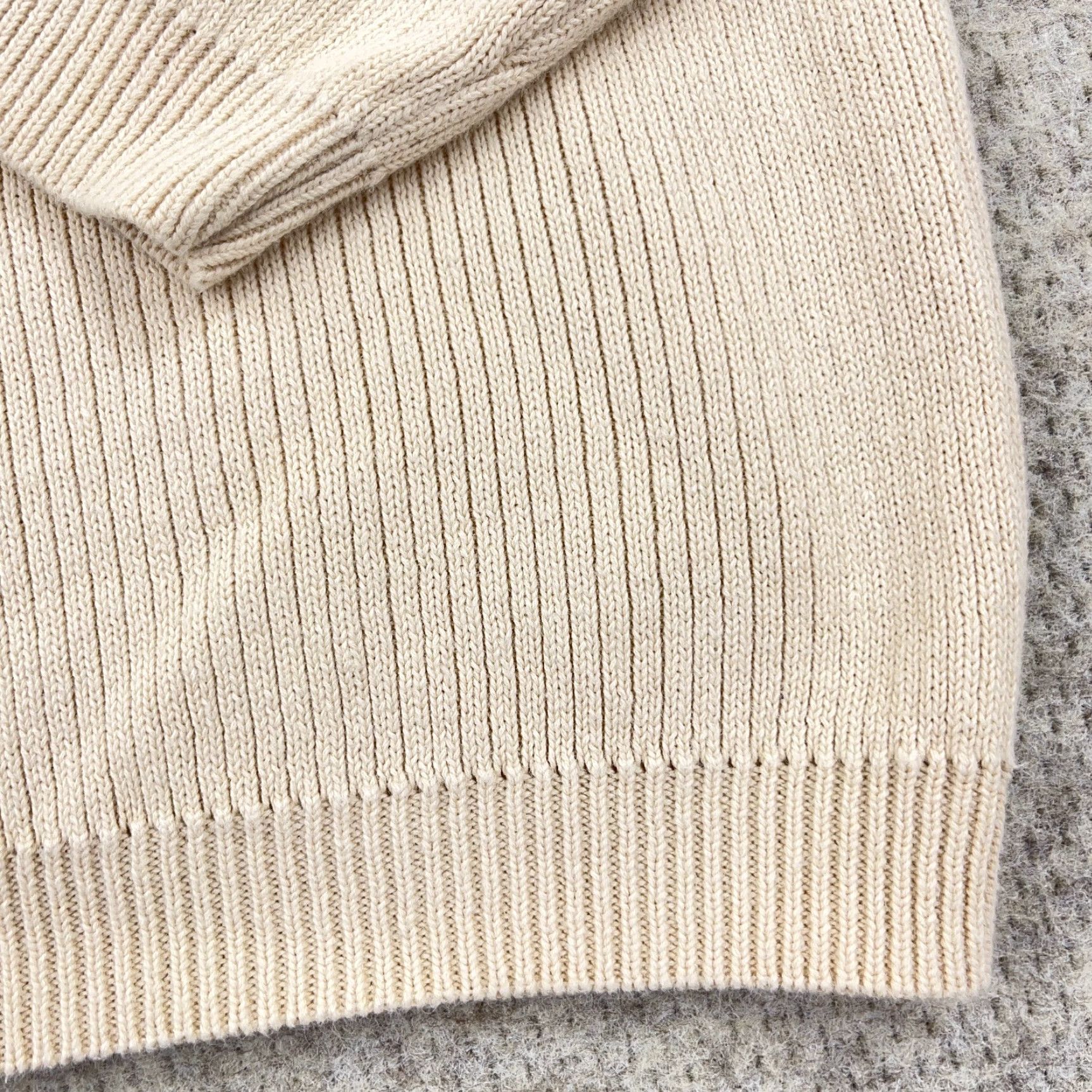 American Eagle Outfitters Vintage American Eagle Outfitters Sweater Men M Cream White Chunky Knit Stripe Size US M / EU 48-50 / 2 - 4 Thumbnail