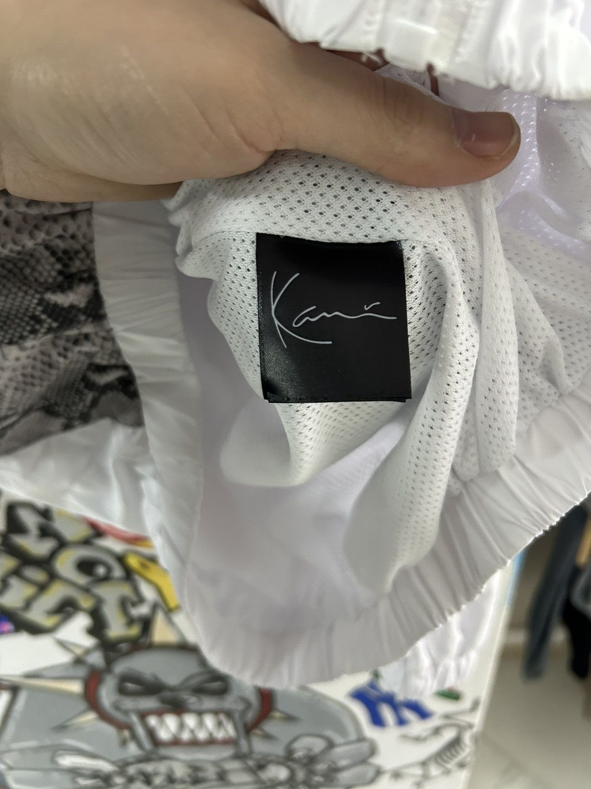 Karl Kani × Vintage Karl Kani 90s Snake-print Windbrwaker Size US M / EU 48-50 / 2 - 8 Thumbnail