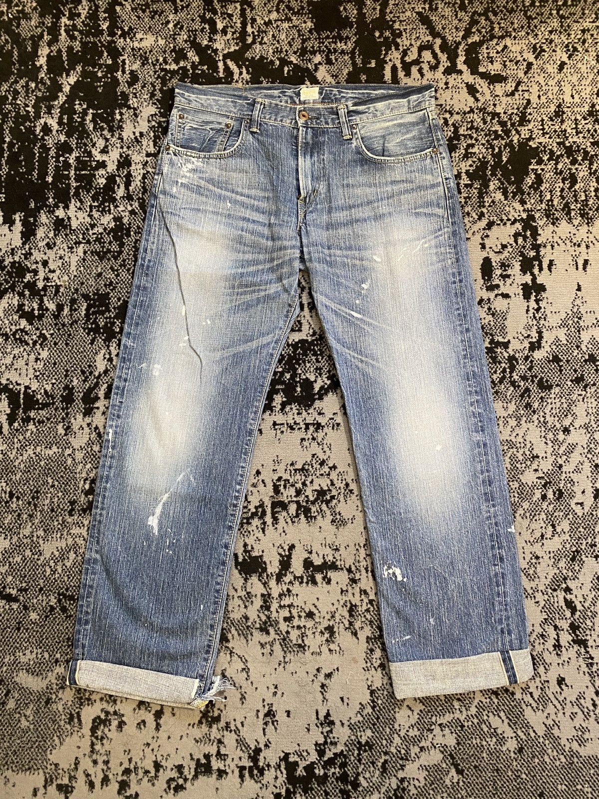 Edwin Edwin Japan Selvedge Washed Blue Denim Vintage Size US 34 / EU 50 - 1 Thumbnail