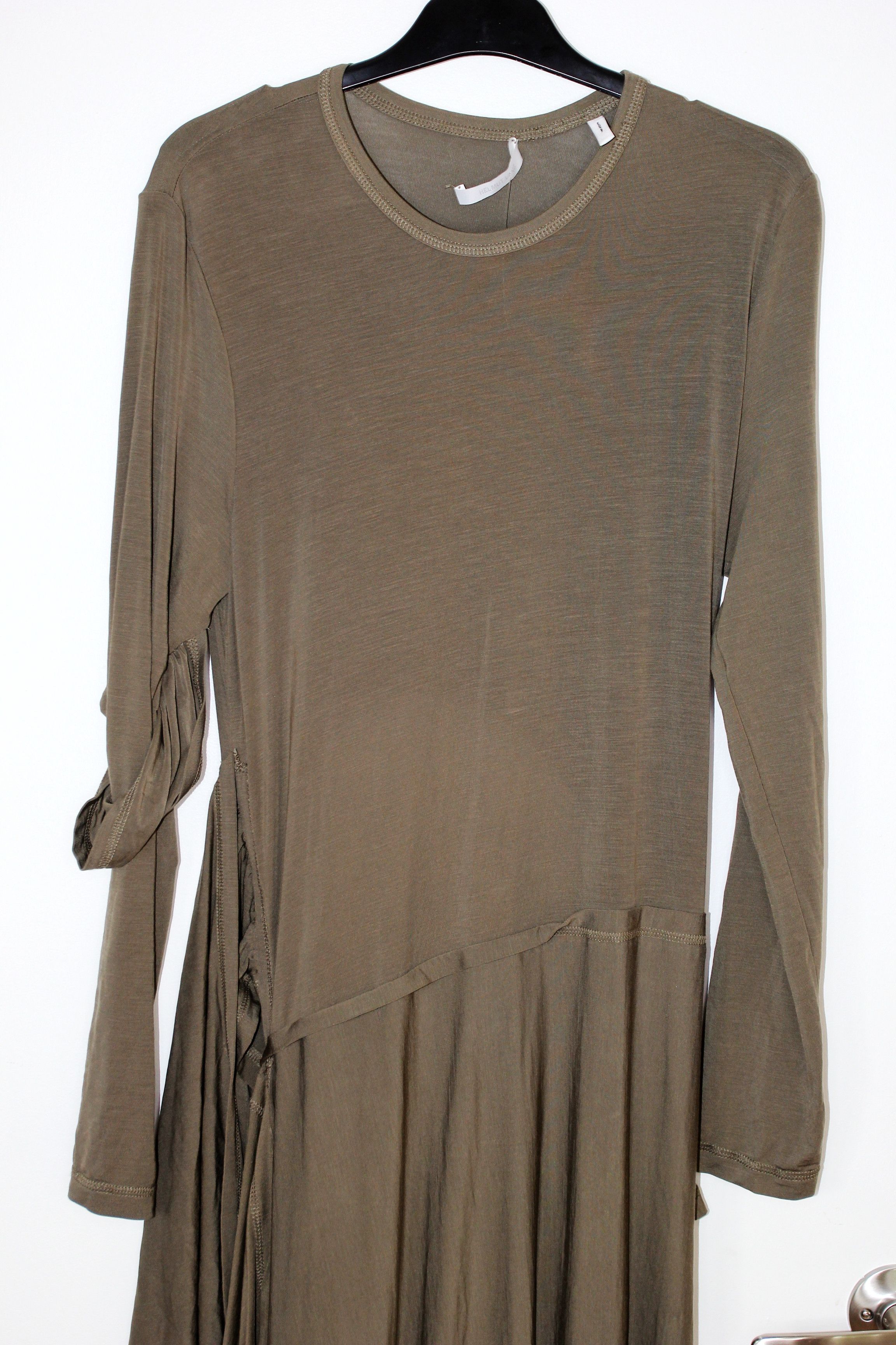 Helmut Lang BNWT SS25 HELMUT LANG KHAKI PROTECTION MIDI DRESS L Size L / US 10 / IT 46 - 5 Thumbnail