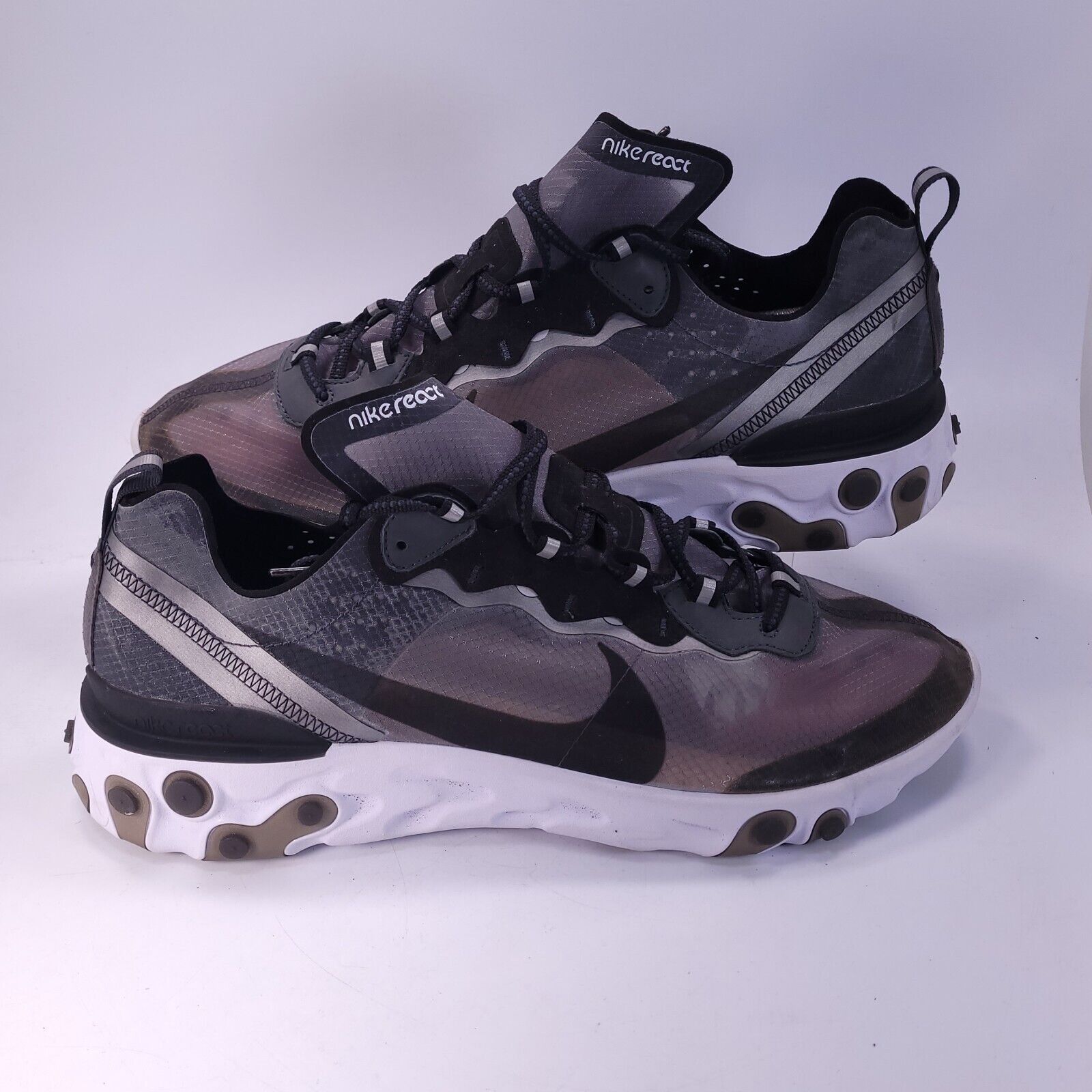Nike Nike React Element 87 Shoe Mens Size 15 AQ1090-001 Black Size US 15 / EU 48 - 6 Thumbnail