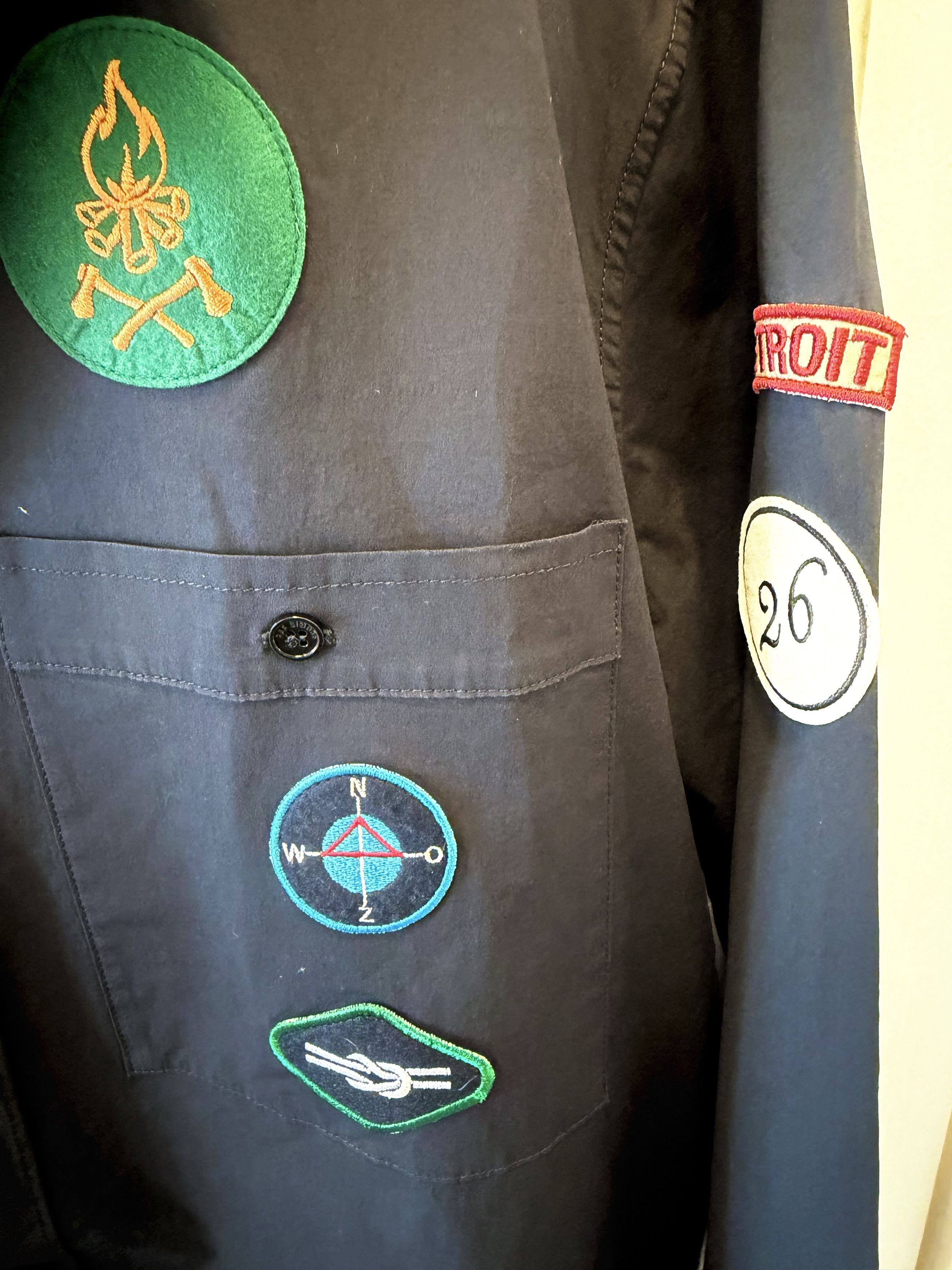 Raf Simons 2016 Cotton "Boy Scout" Button Up Size US XL / EU 56 / 4 - 5 Thumbnail