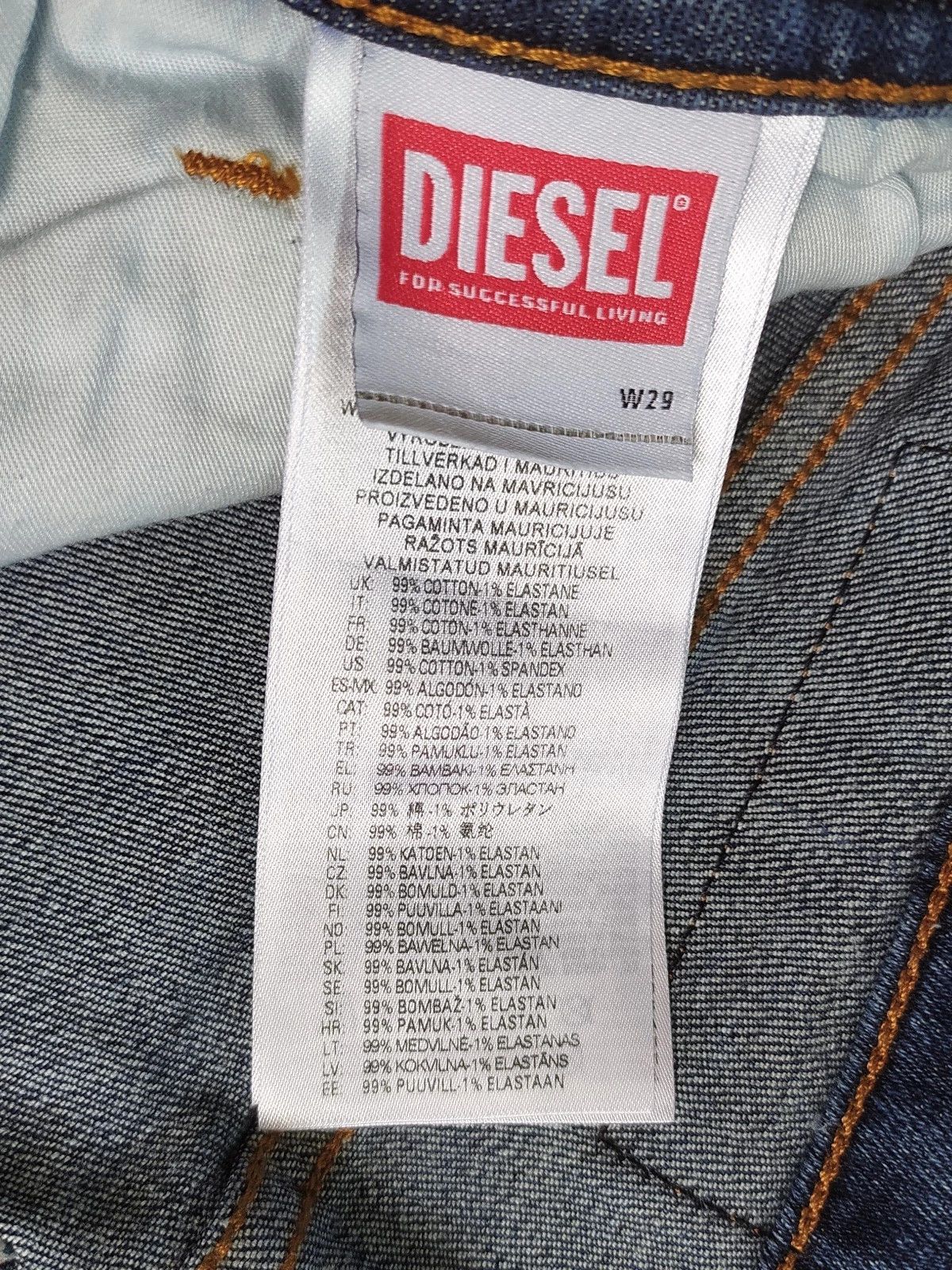 Diesel Diesel 1979 SLEENKER-R L.32 MENS JEANS T/9741 Size US 29 - 7 Thumbnail