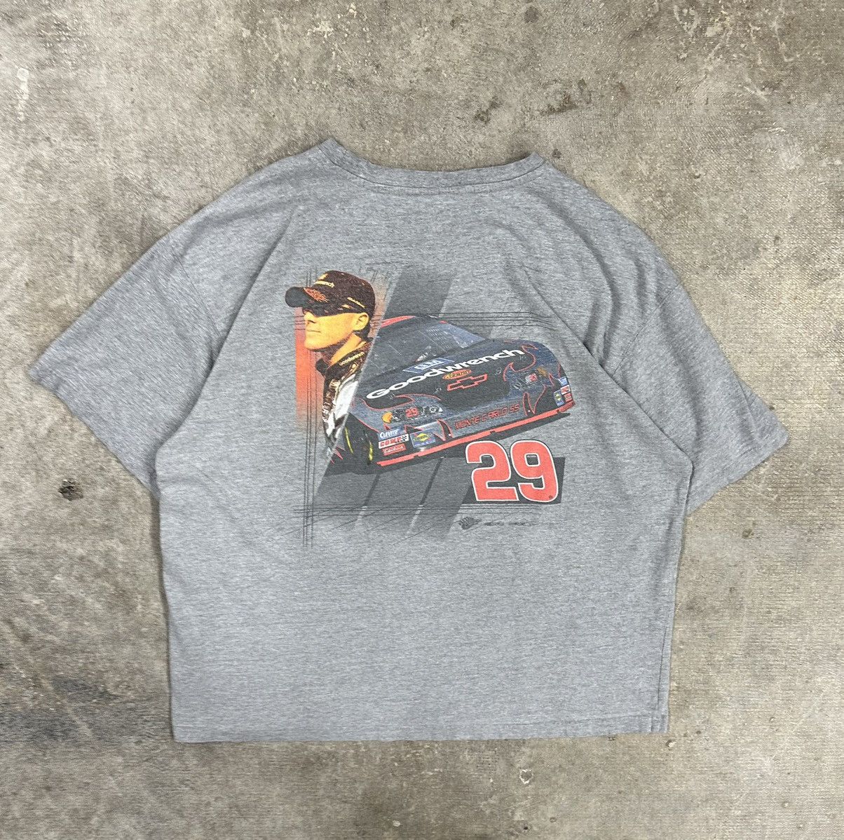 NASCAR Crazy Y2K Winners Circle Kevin Harvick Nascar T-Shirt Size US XL / EU 56 / 4 - 1 Thumbnail