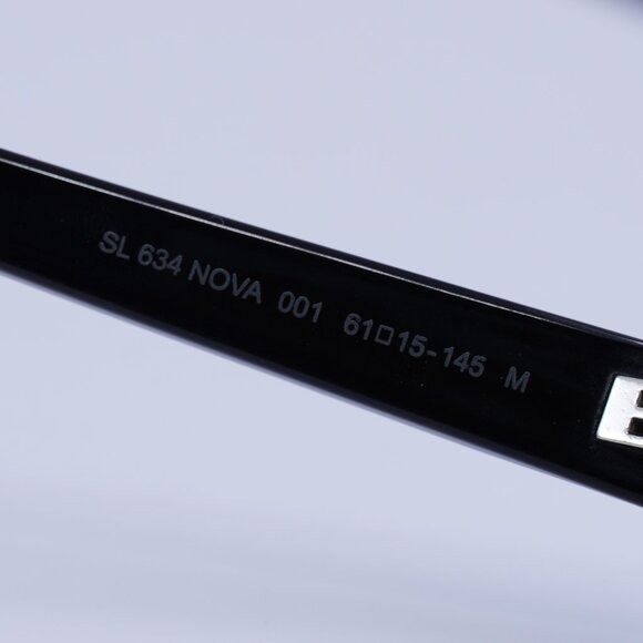 Saint Laurent Paris Saint Laurent SL634 NOVA 001 Sunglasses Black Cat Eye Frame Size ONE SIZE - 10 Thumbnail