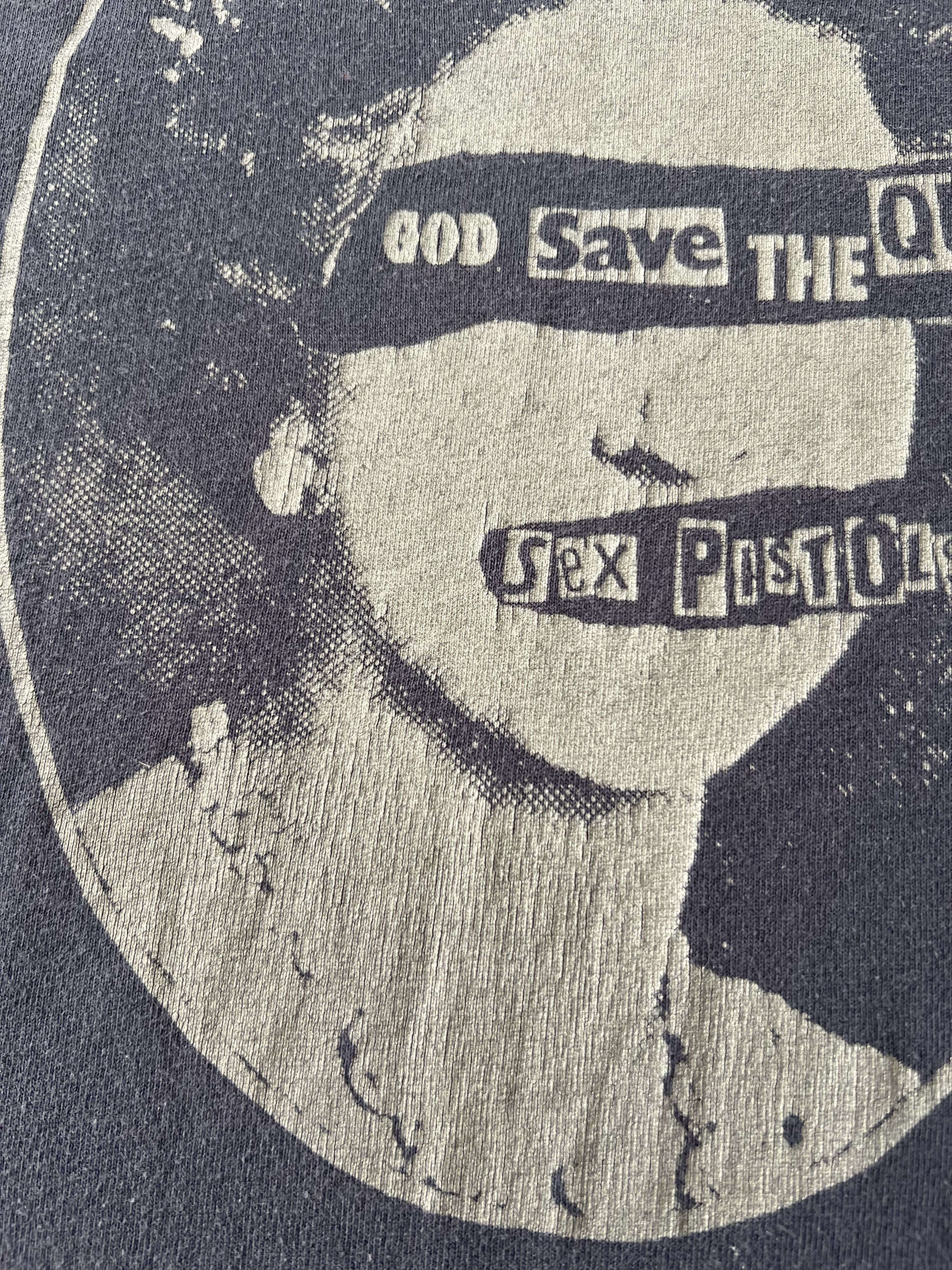 Vintage 90s Sex Pistols God Save The Queen Punk Rock Tshirt