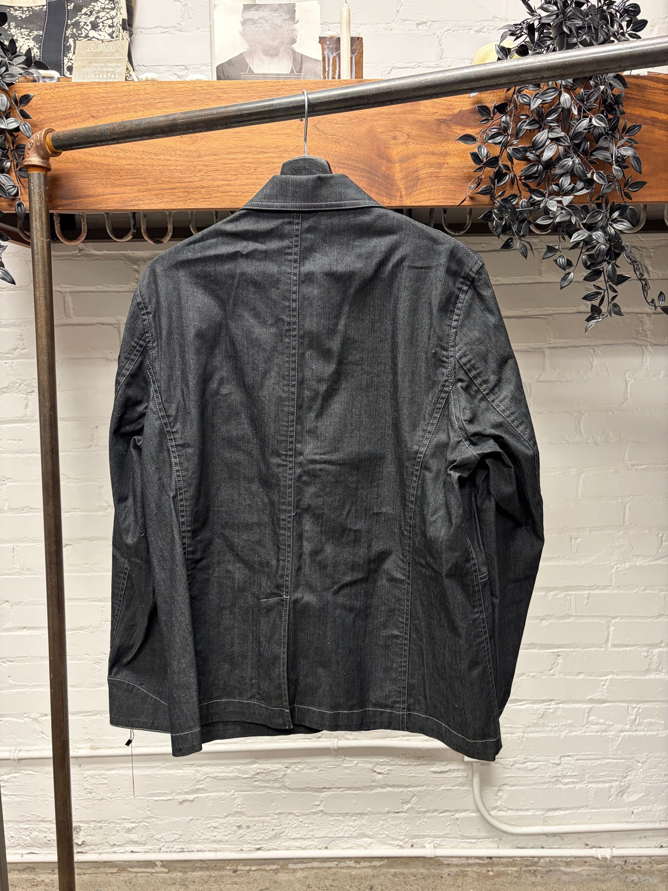 Yohji Yamamoto A.A.R. By Yohji Yamamoto Flap. Pocket Denim Chore Jacket Size US L / EU 52-54 / 3 - 4 Thumbnail