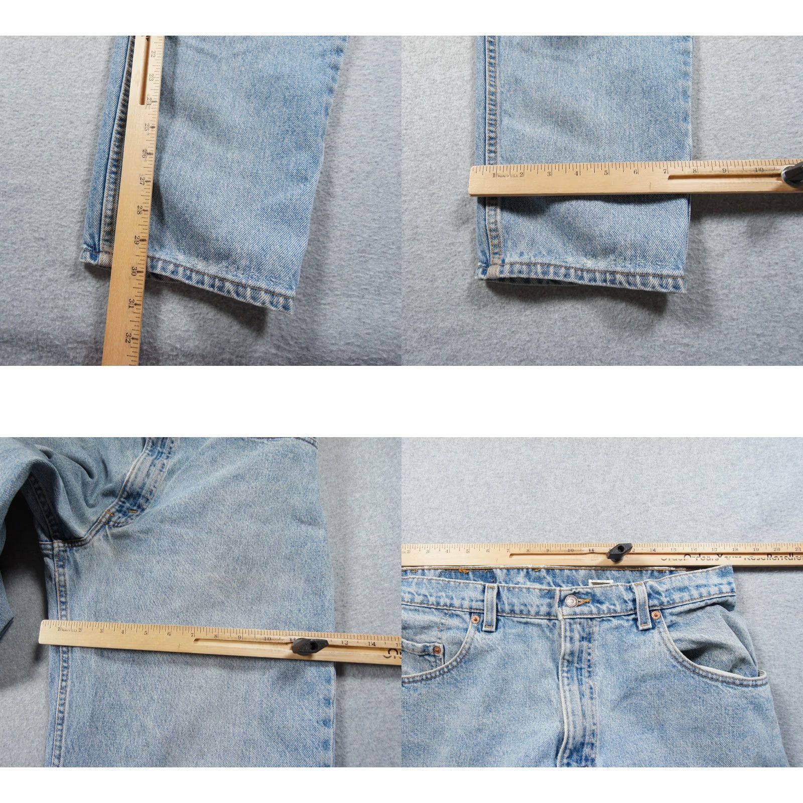 Levi's VINTAGE Levi's Jeans Mens 36x30 Blue Denim 560 Loose Fit Tapered Leg 90s Jeans Mens Size US 36 / EU 52 - 10 Thumbnail