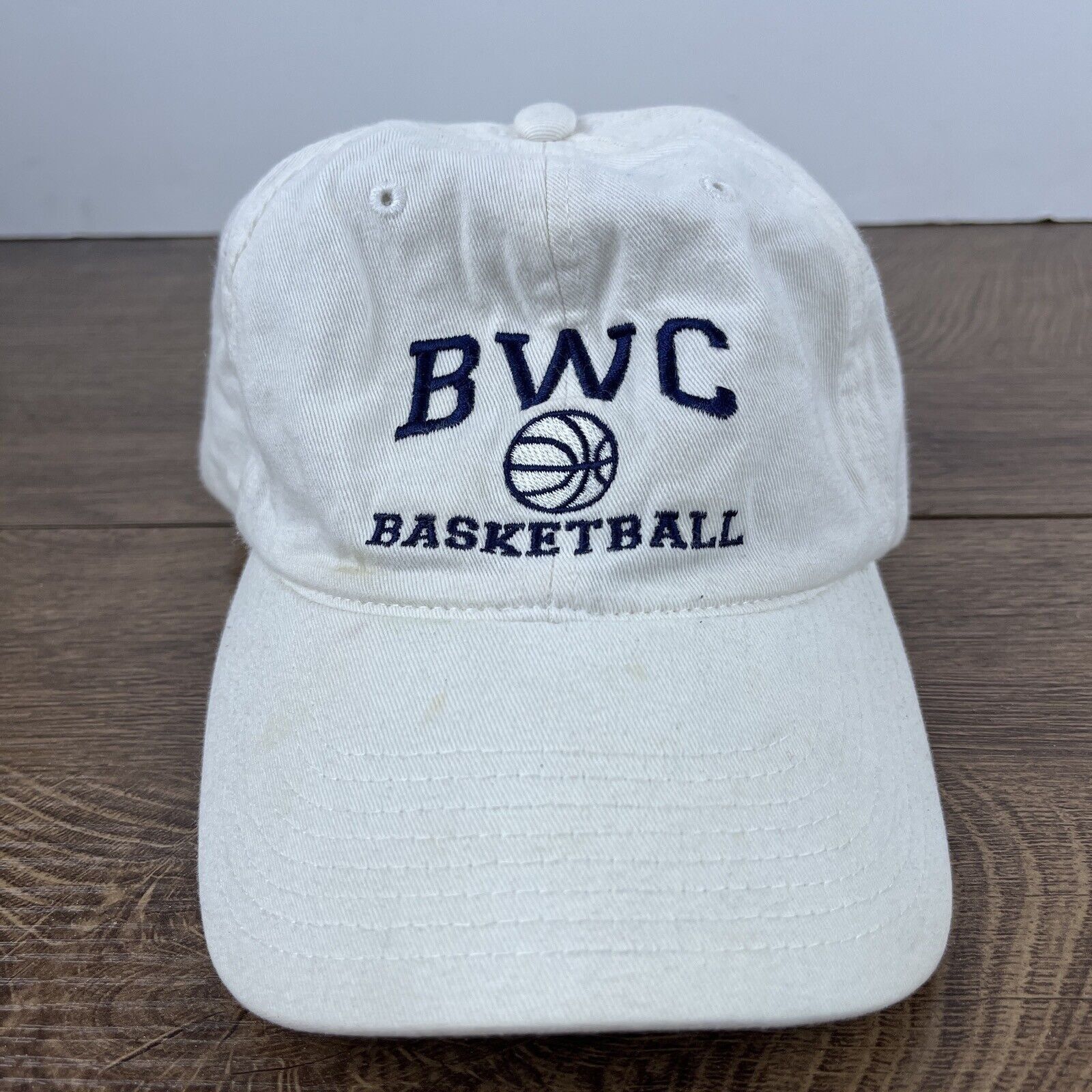 Other BWC Basketball Hat Baldwin Wallace White Adjustable Hat Adul Size ONE SIZE - 5 Thumbnail